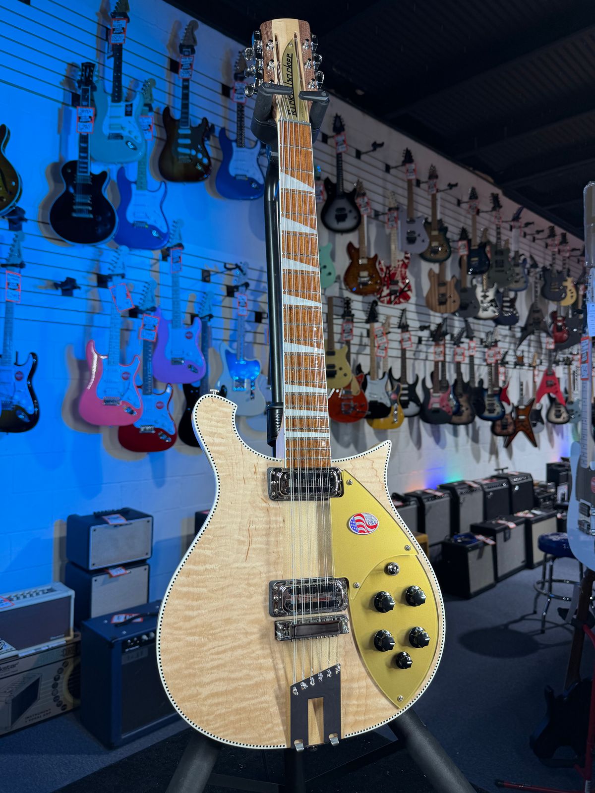 Rickenbacker 660/12 12-string Electric Guitar - Mapleglo, 2026 w Ric Case, Free Ship 773