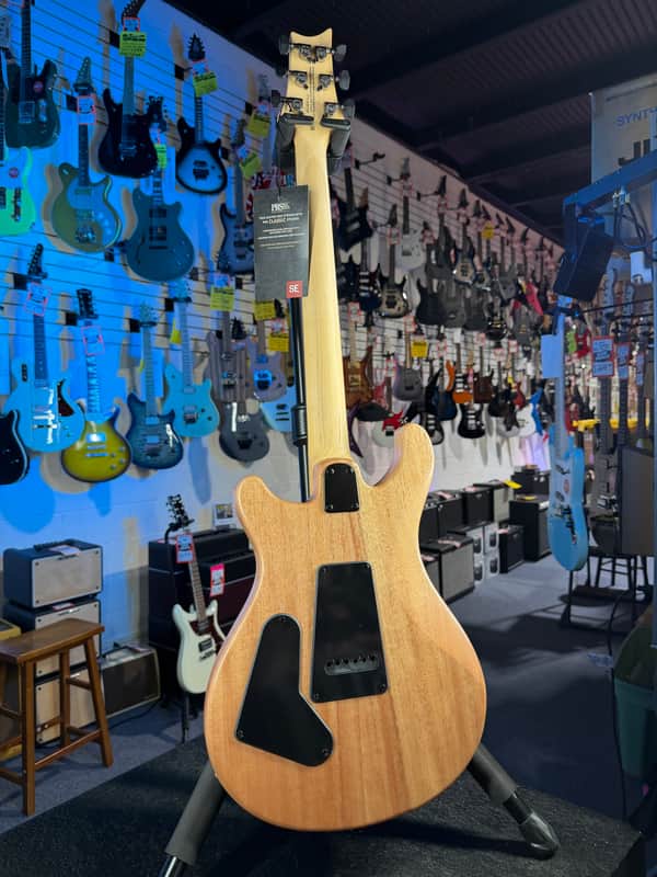 PRS SE CE 24 Satin - Flat White Top, C&M Exclusive - White