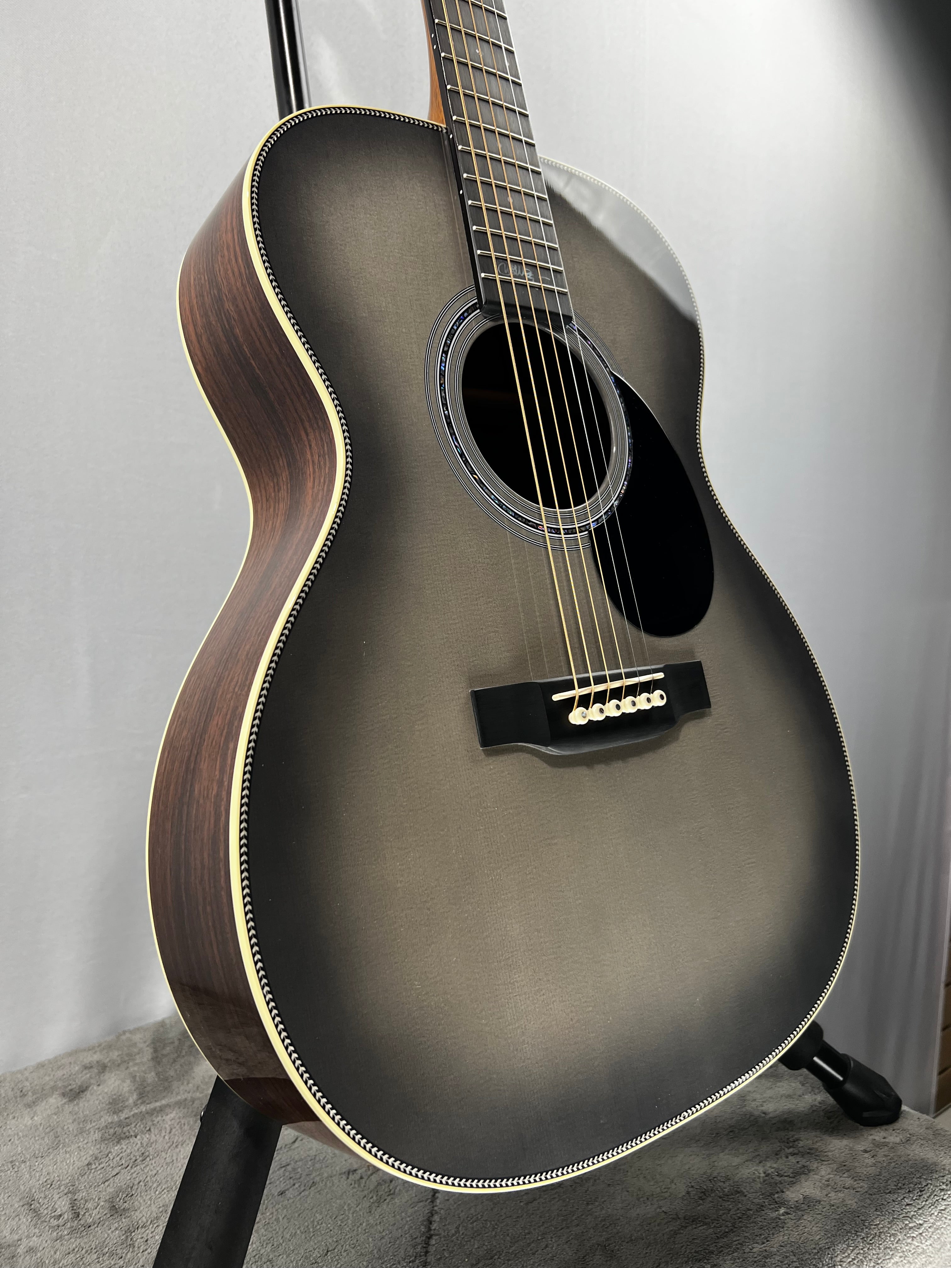 OMJM John Mayer 20th Anniversary Acoustic-electric Guitar - Platinum Gray Burst #971 GET PLEK'D!
