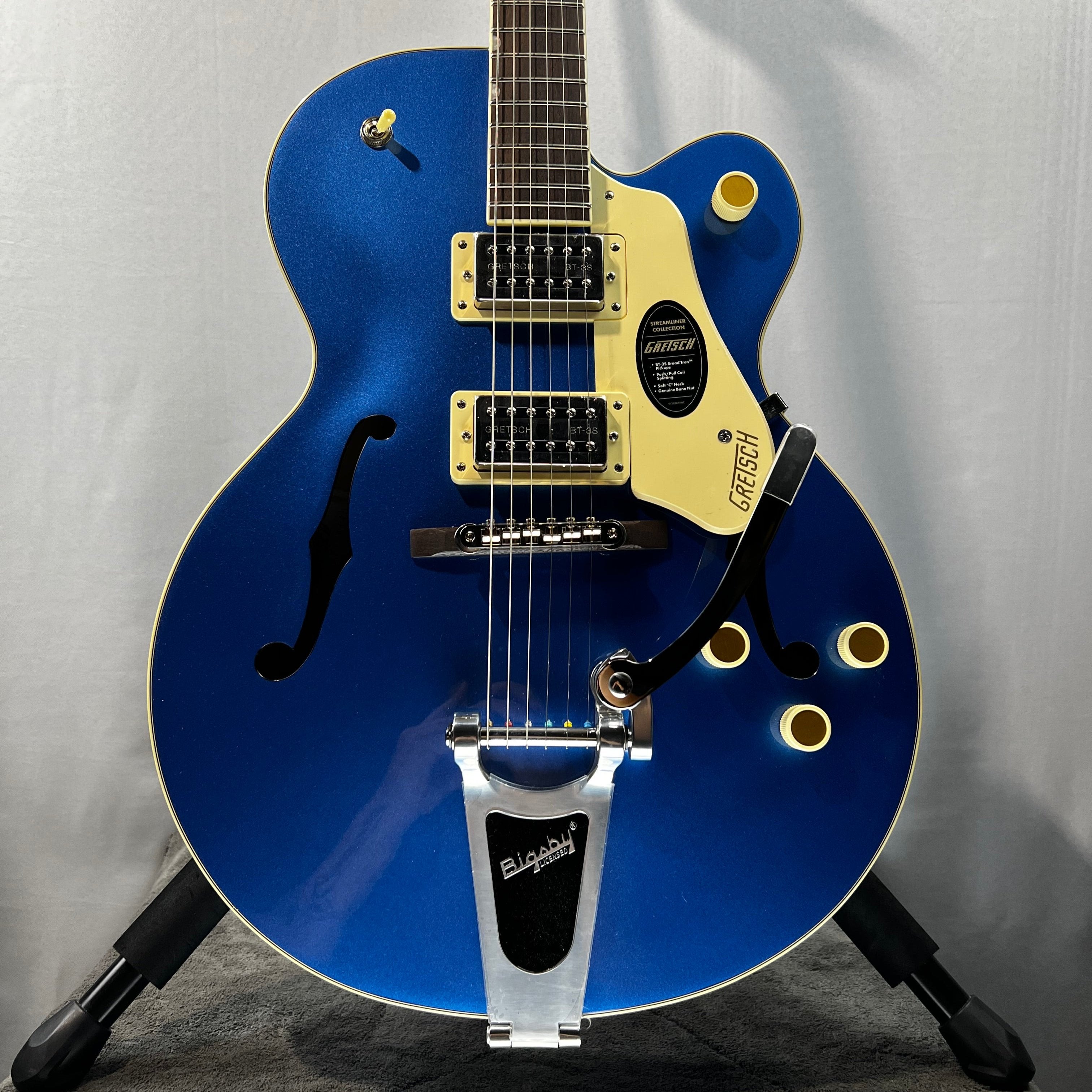 G2420T Streamliner Hollowbody Electric Guitar with Bigsby - Fairlane Blue #014 GET PLEK'D!