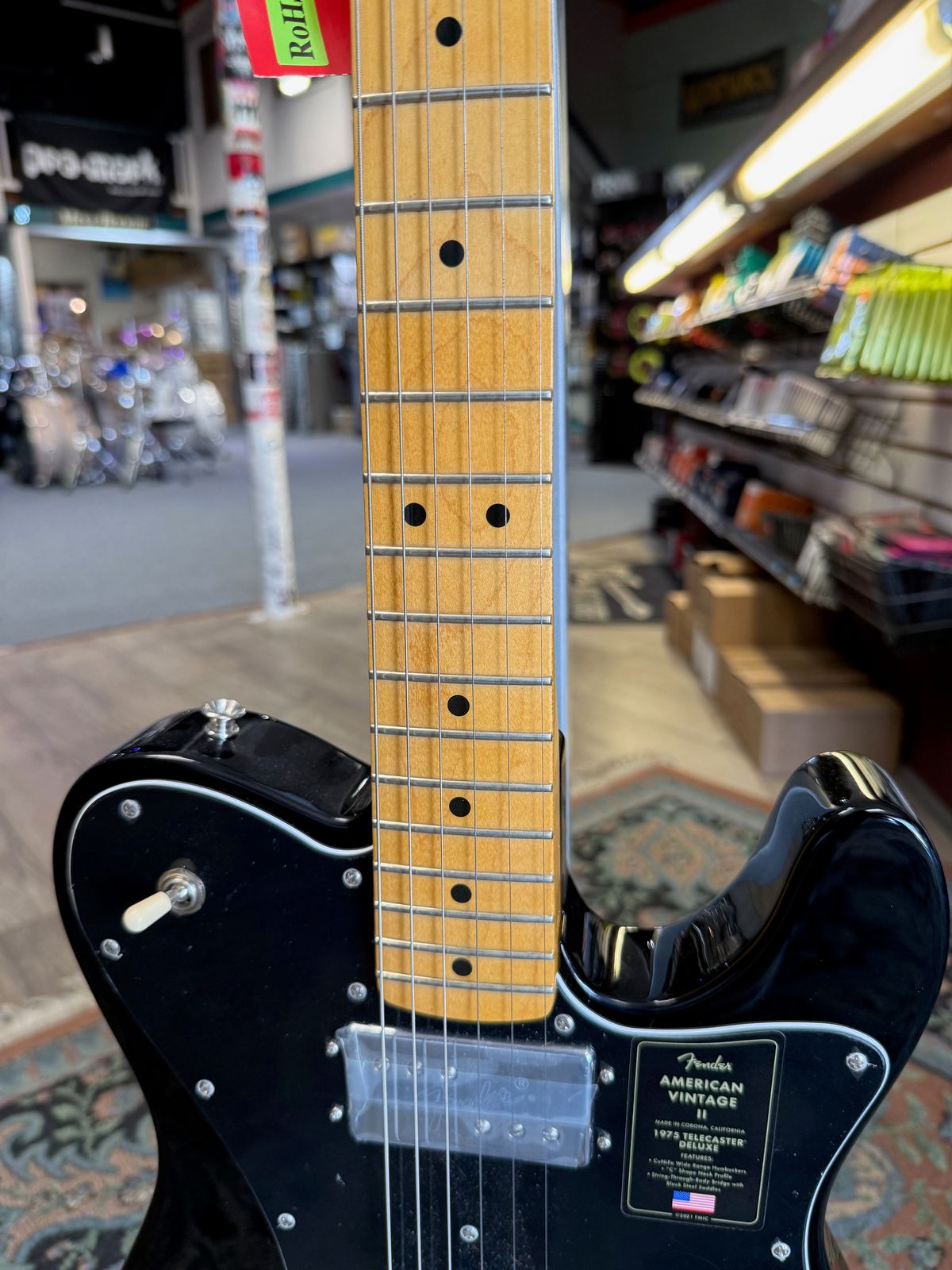Fender American Vintage II 1975 Telecaster Deluxe, Black