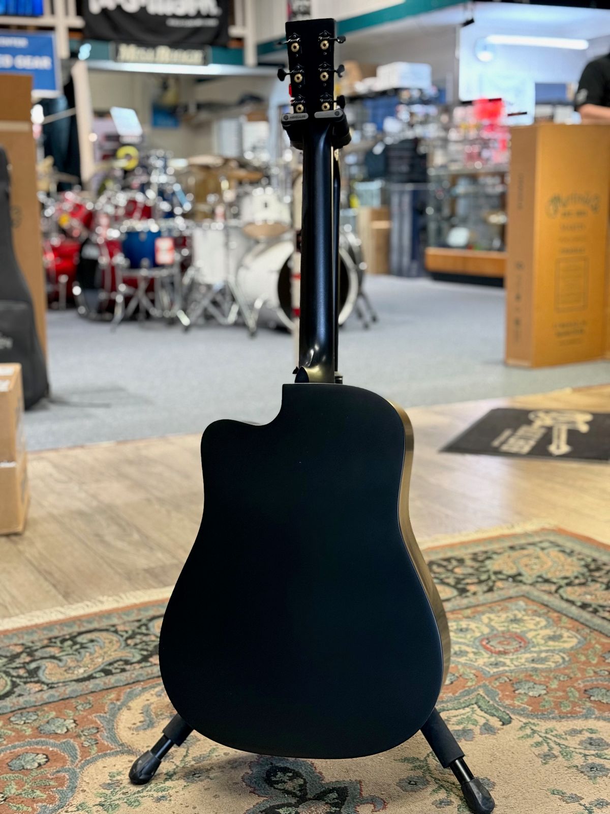 Martin DC-10E Modern Black, Acoustic-Electric Guitar #166