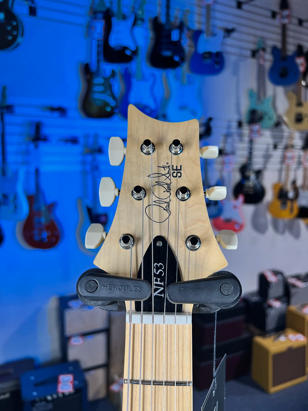 PRS SE NF 53 Electric Guitar - Black Doghair - Signature Dealer GET PLEK'D Free! 639