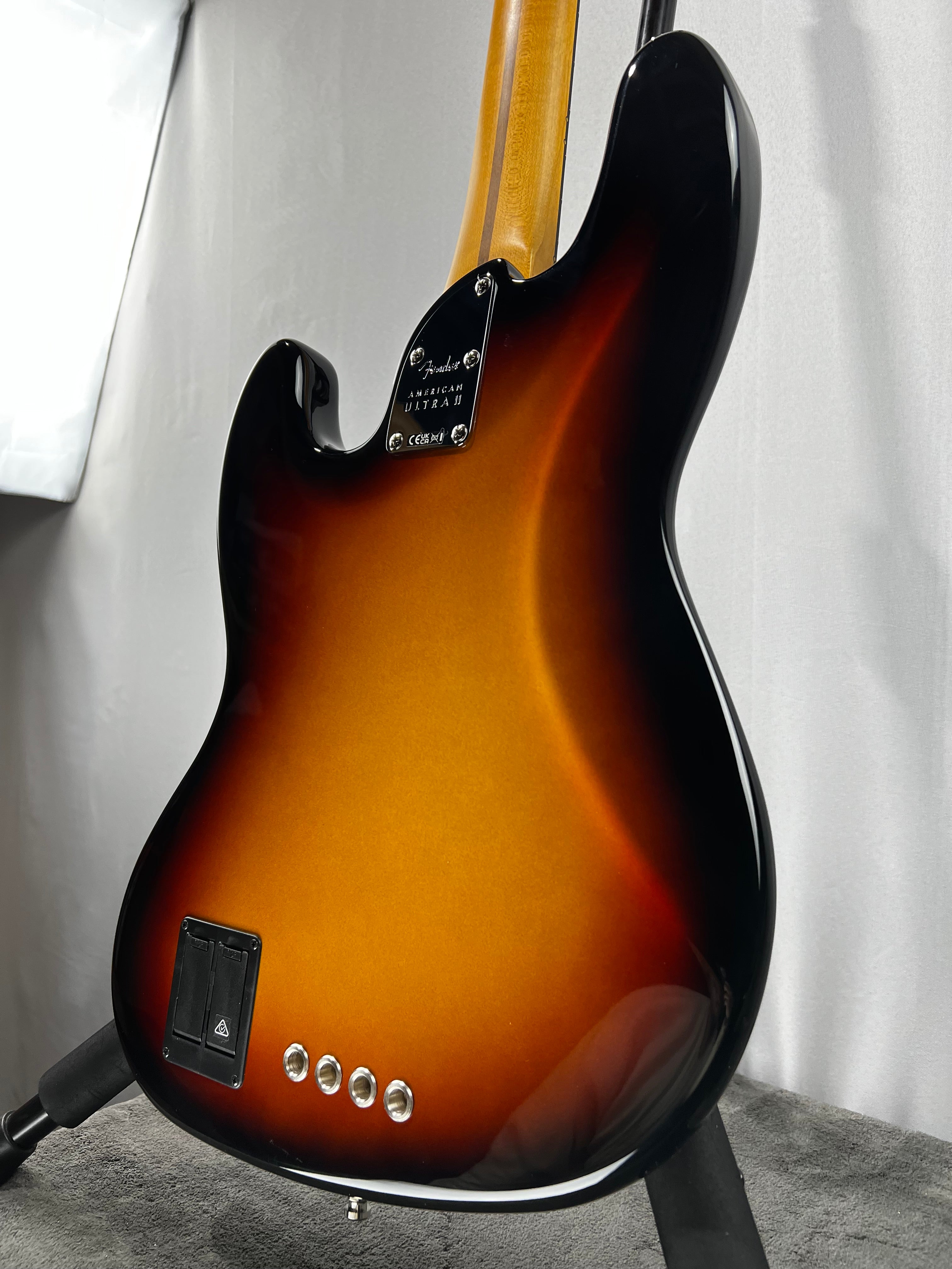 American Ultra II Jazz Bass - Ultraburst, Ebony Fingerboard #660 GET PLEK'D!