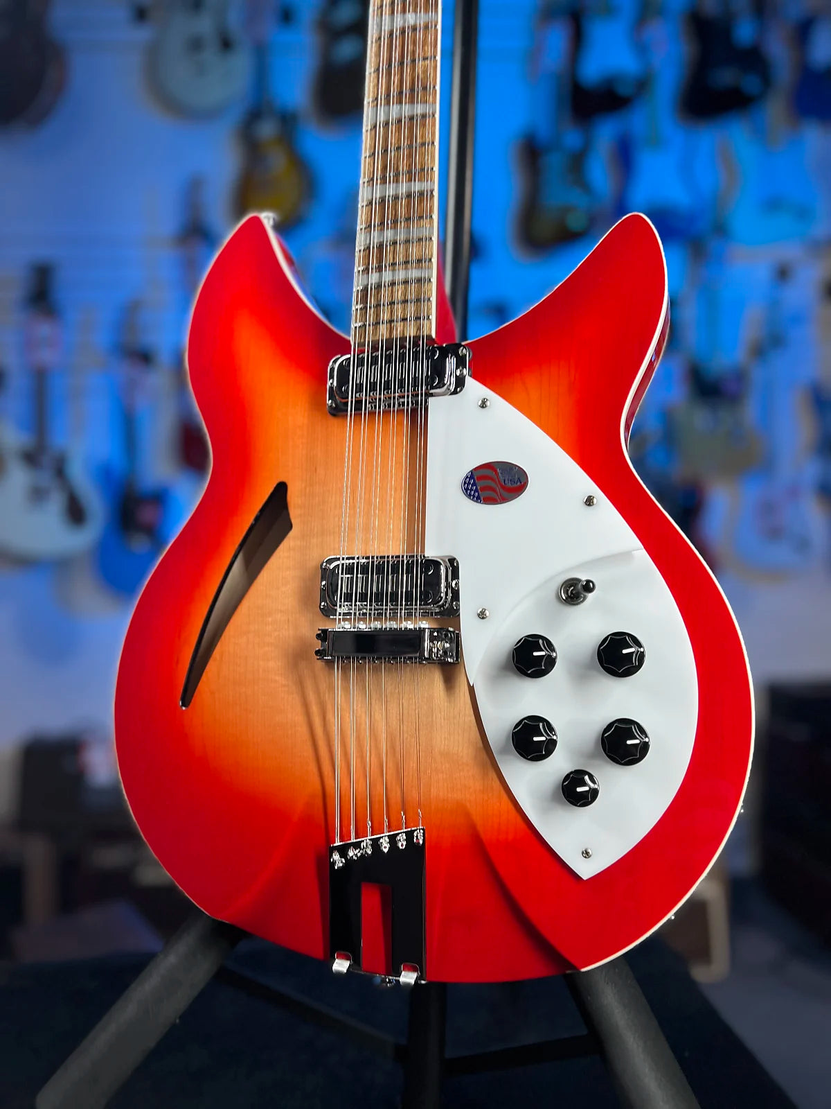 New 2025 Rickenbacker 360/12C63 12-String 360, Fireglo, with OHSCase, Free Ship 691