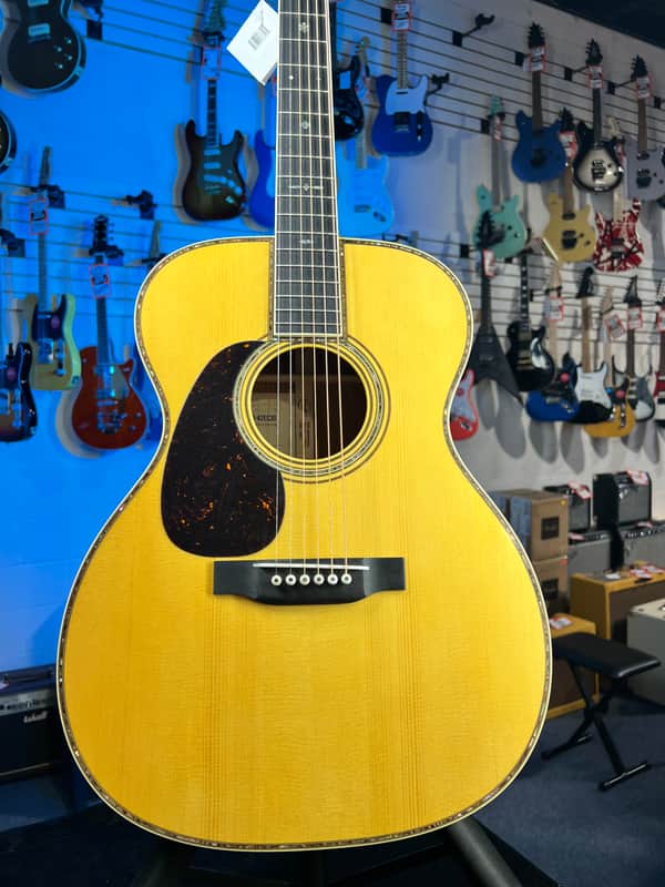 Martin 000-42EC Eric Clapton 30th Anniversary Left Handed Acoustic Guitar - Natural, Free Plek! 301