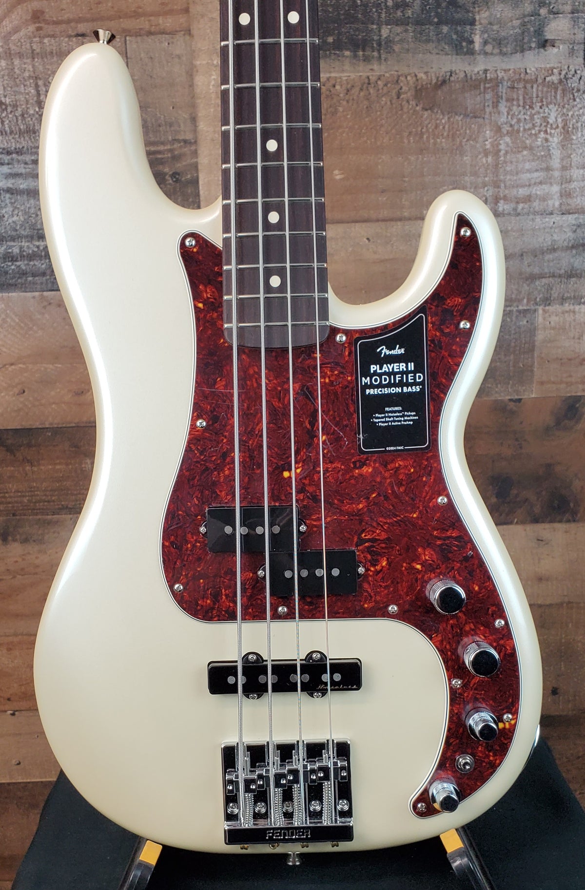 Fender Player II Modified Precision Bass Olympic Pearl | C&M Music 
