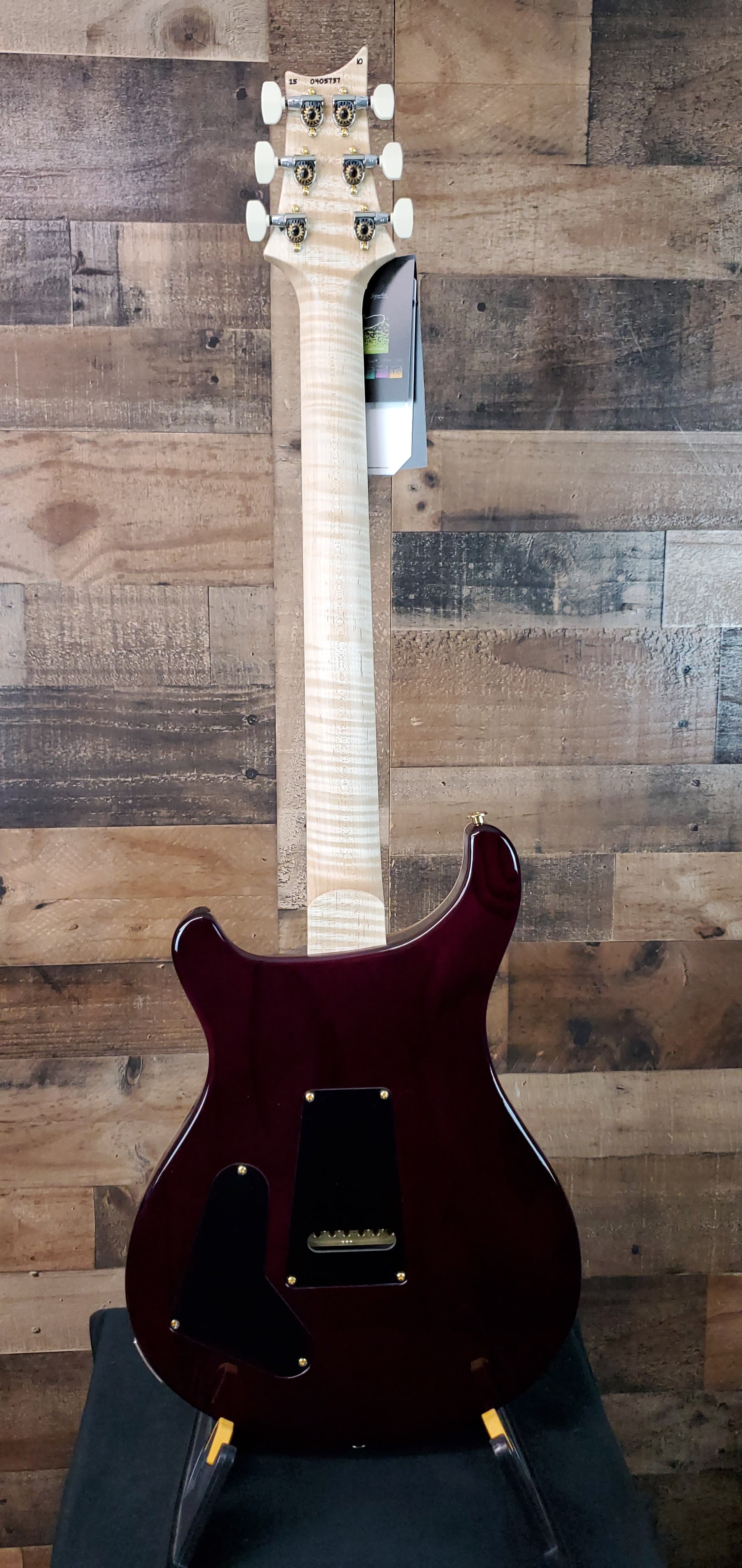 Wood Library Special 22 Semi Hollow, Custom, Flame, Aquableaux Purpleburst, Paisley Case, Signature Dealer, 737