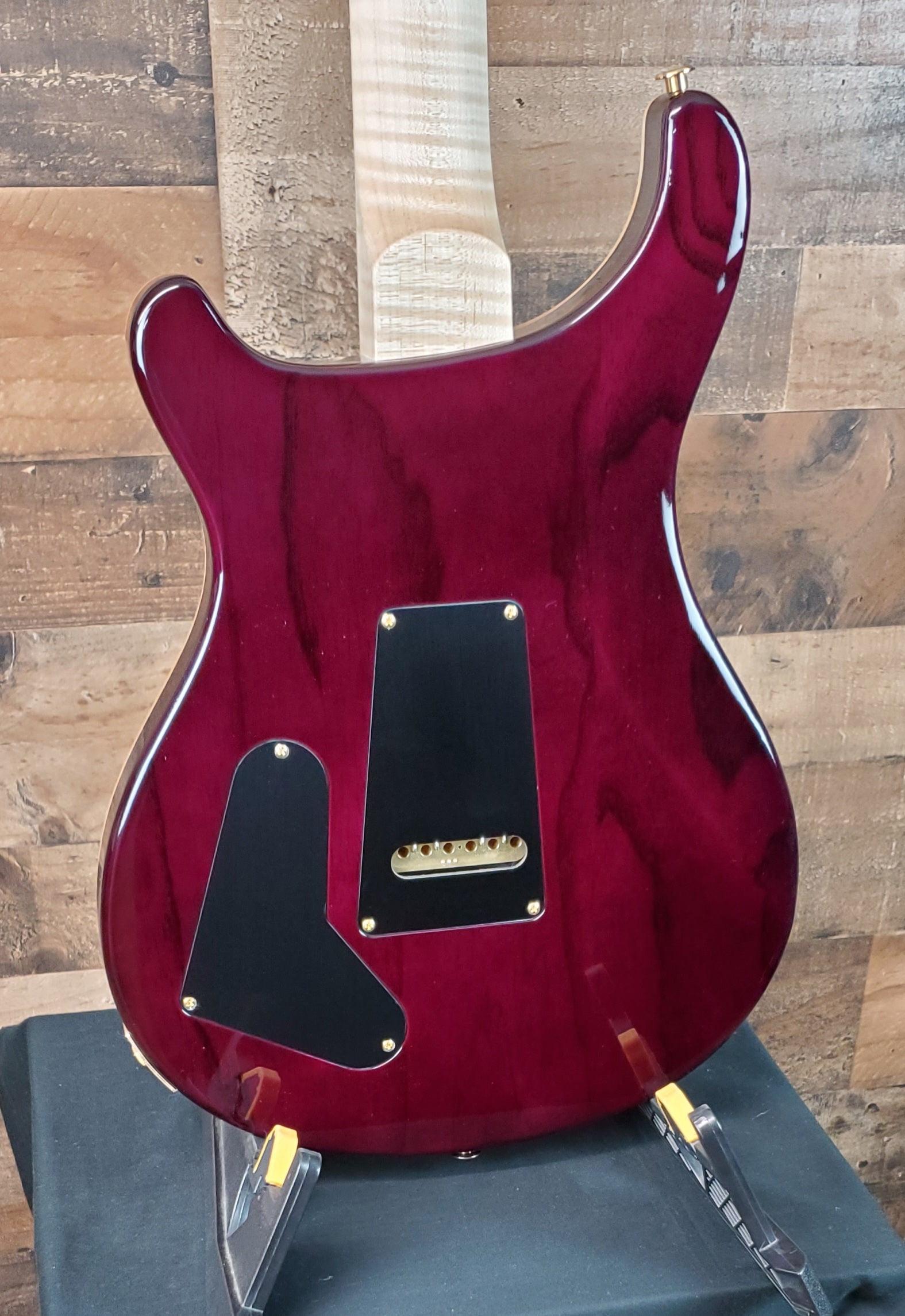 Wood Library Special 22 Semi Hollow, Custom, Flame, Aquableaux Purpleburst, Paisley Case, Signature Dealer, 737