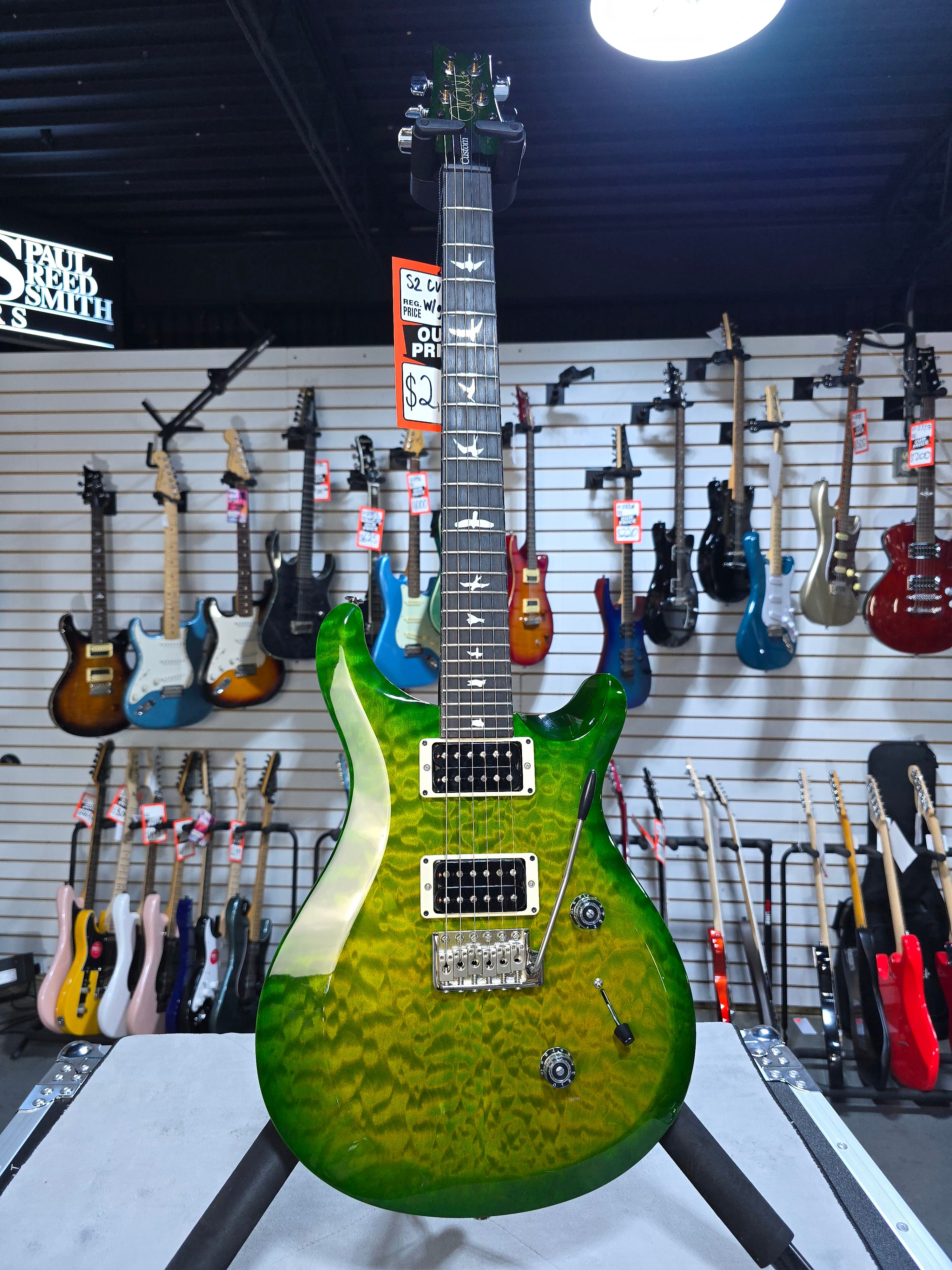 S2 Custom 24 - C&M Exclusive Eriza Verde Quilt Top w/Ebony Board #514 GET PLEK'D!