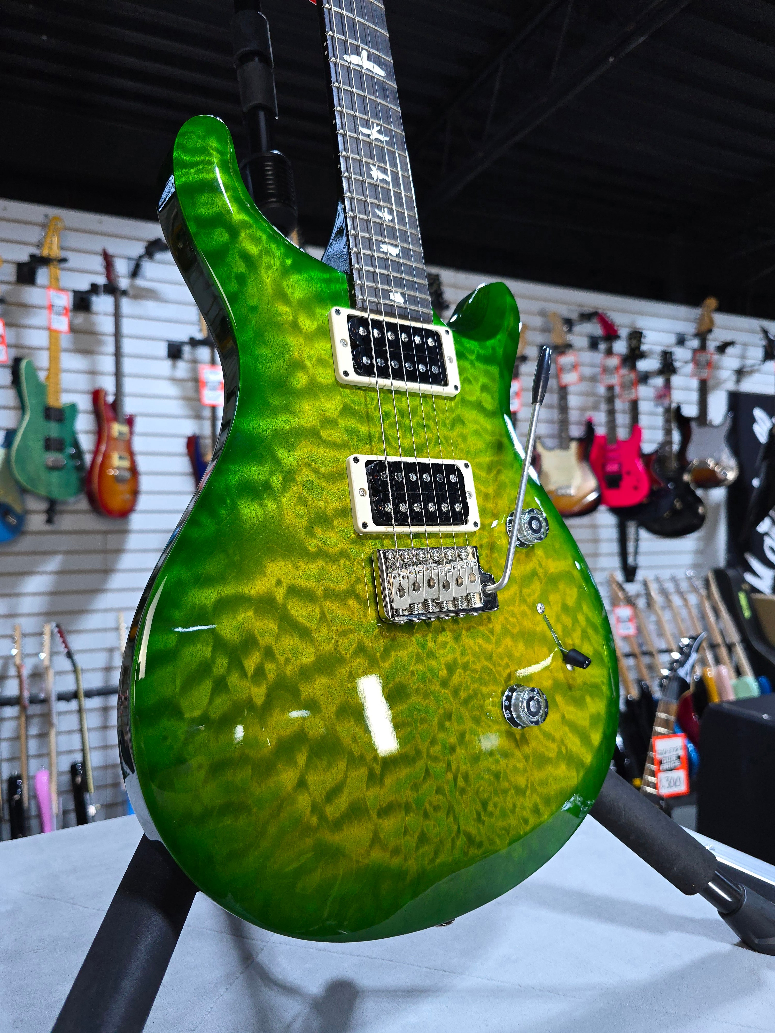 S2 Custom 24 - C&M Exclusive Eriza Verde Quilt Top w/Ebony Board #514 GET PLEK'D!