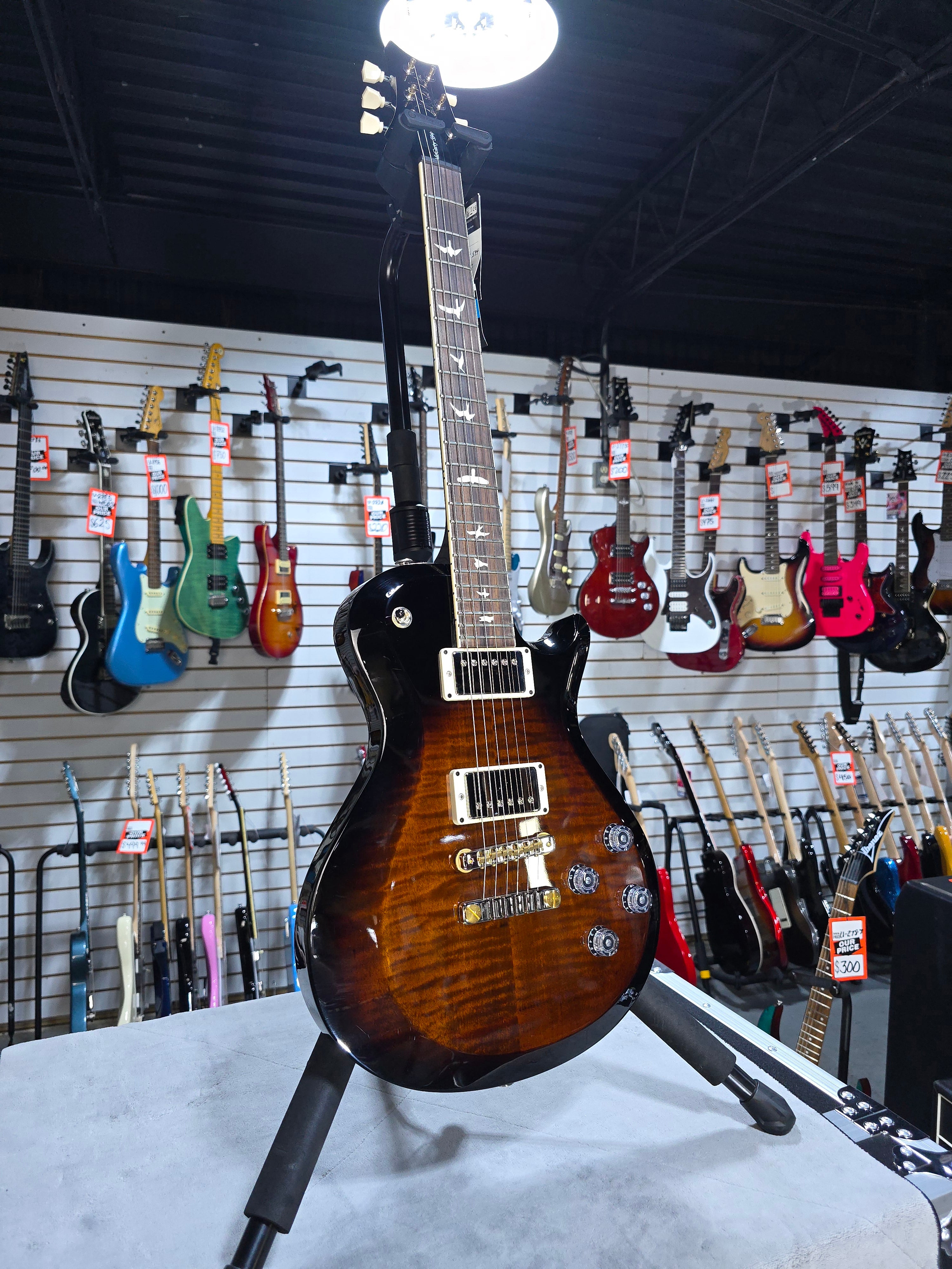 S2 McCarty 594 Electric Guitar - Black Amber #837 GET PLEK'D!