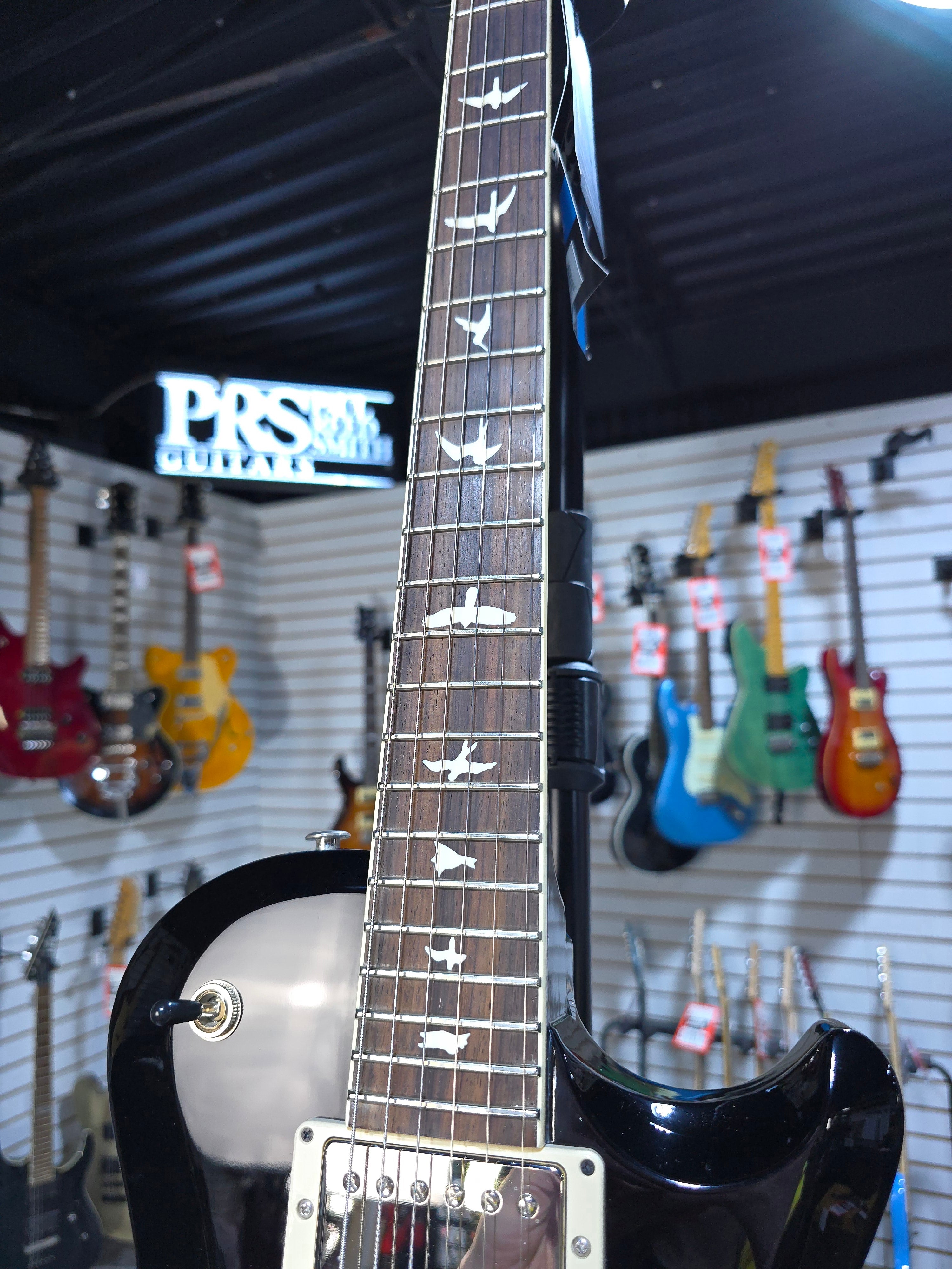 S2 McCarty 594 Electric Guitar - Black Amber #837 GET PLEK'D!