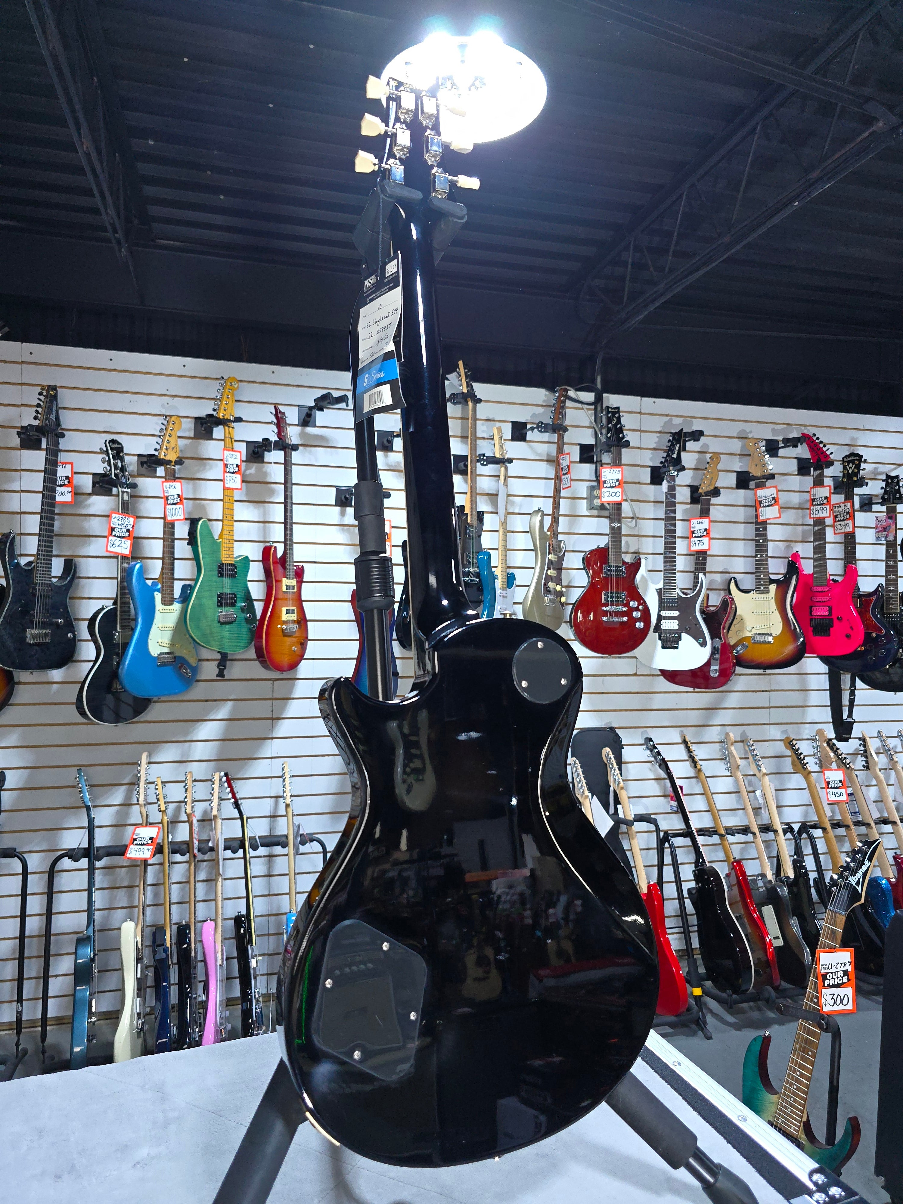 S2 McCarty 594 Electric Guitar - Black Amber #837 GET PLEK'D!