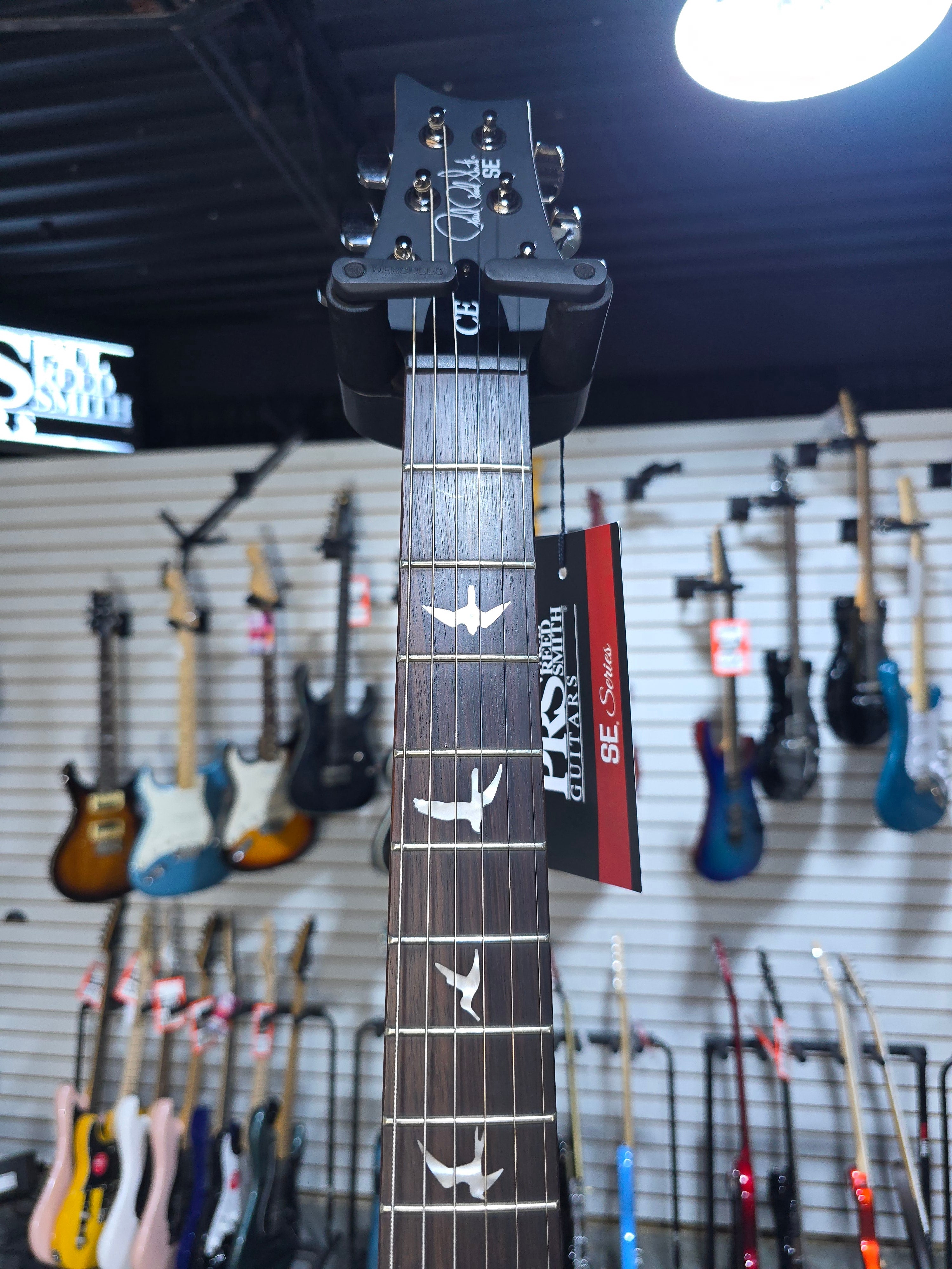 SE Sandblasted CE 24 Electric Guitar - Sandblasted White, Limited Edition #086 GET PLEK'D!