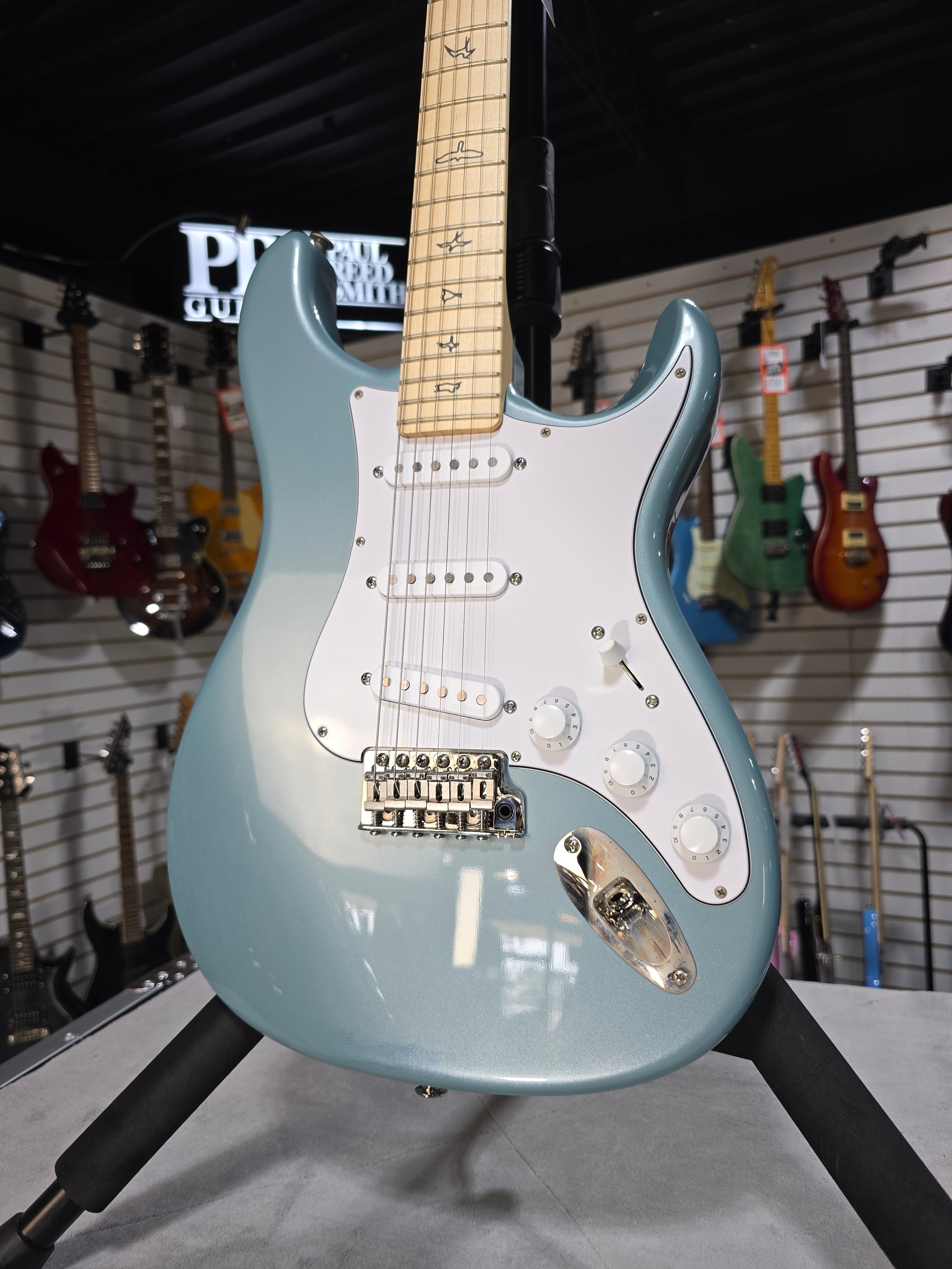 Silver Sky Electric Guitar - Polar Blue with Maple Fingerboard #920 GET PLEK'D!