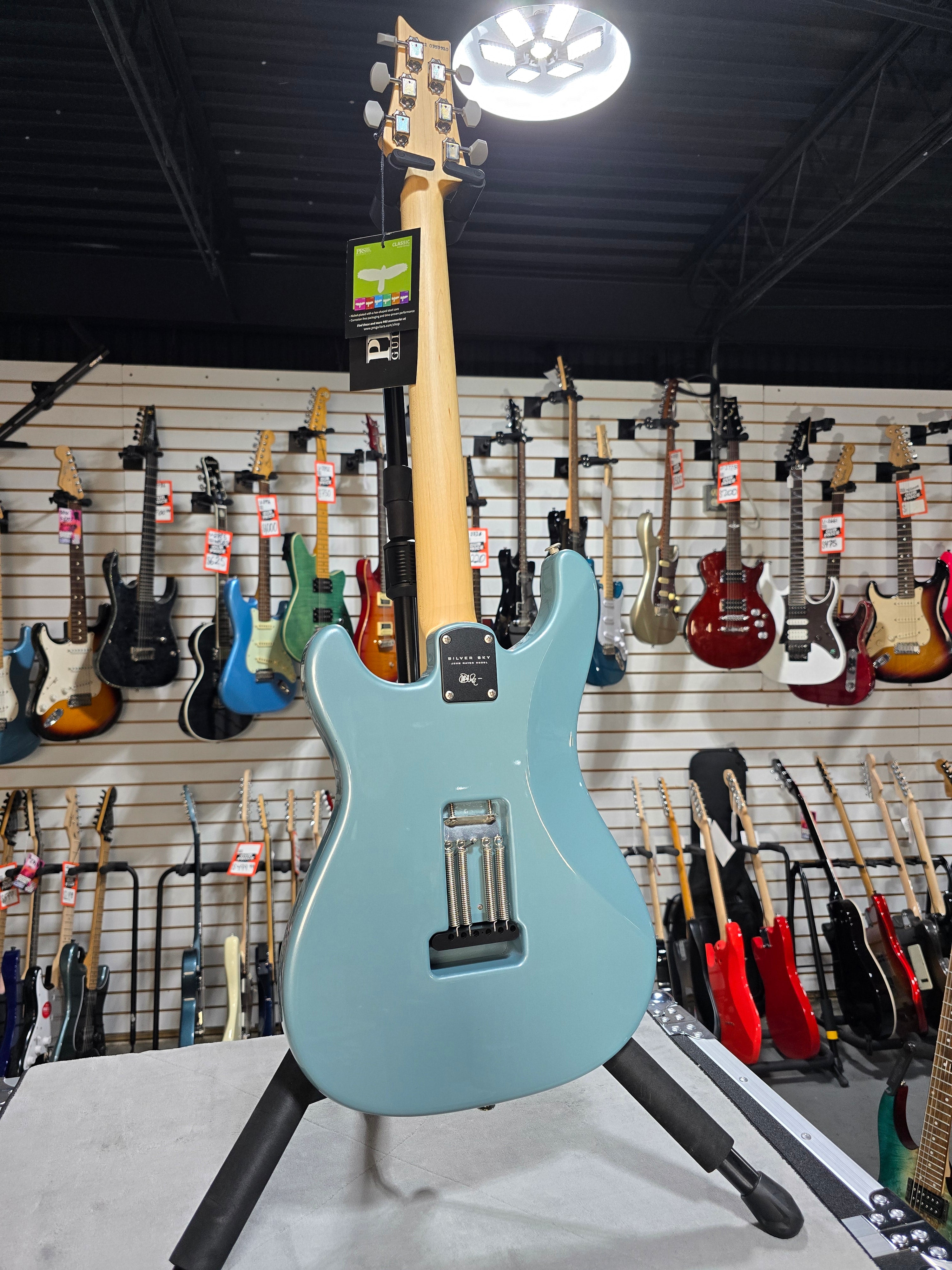 Silver Sky Electric Guitar - Polar Blue with Maple Fingerboard #920 GET PLEK'D!