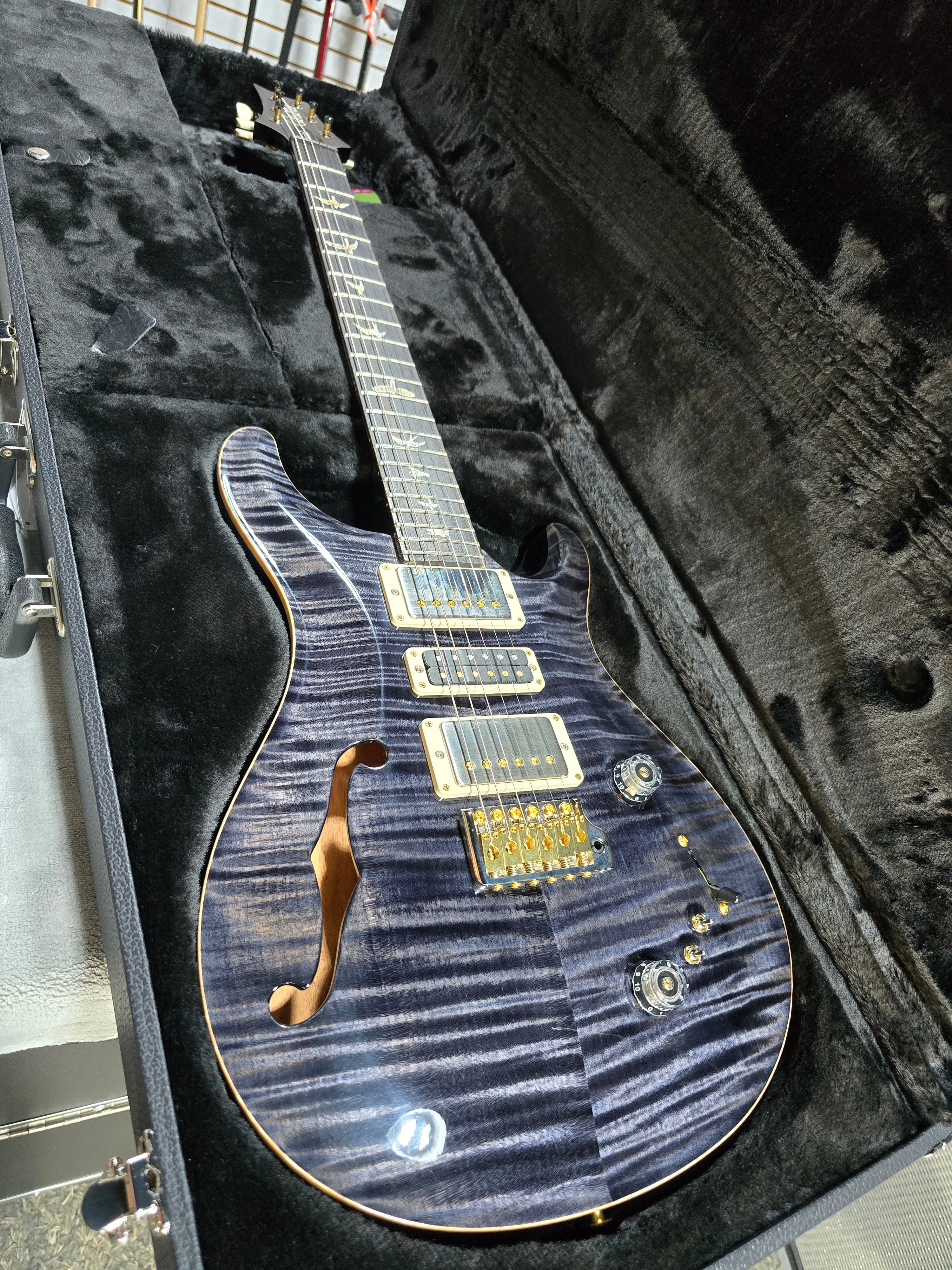 Special Semi-Hollow Electric Guitar - Gray Black, 10-Top #273 GET PLEK'D!