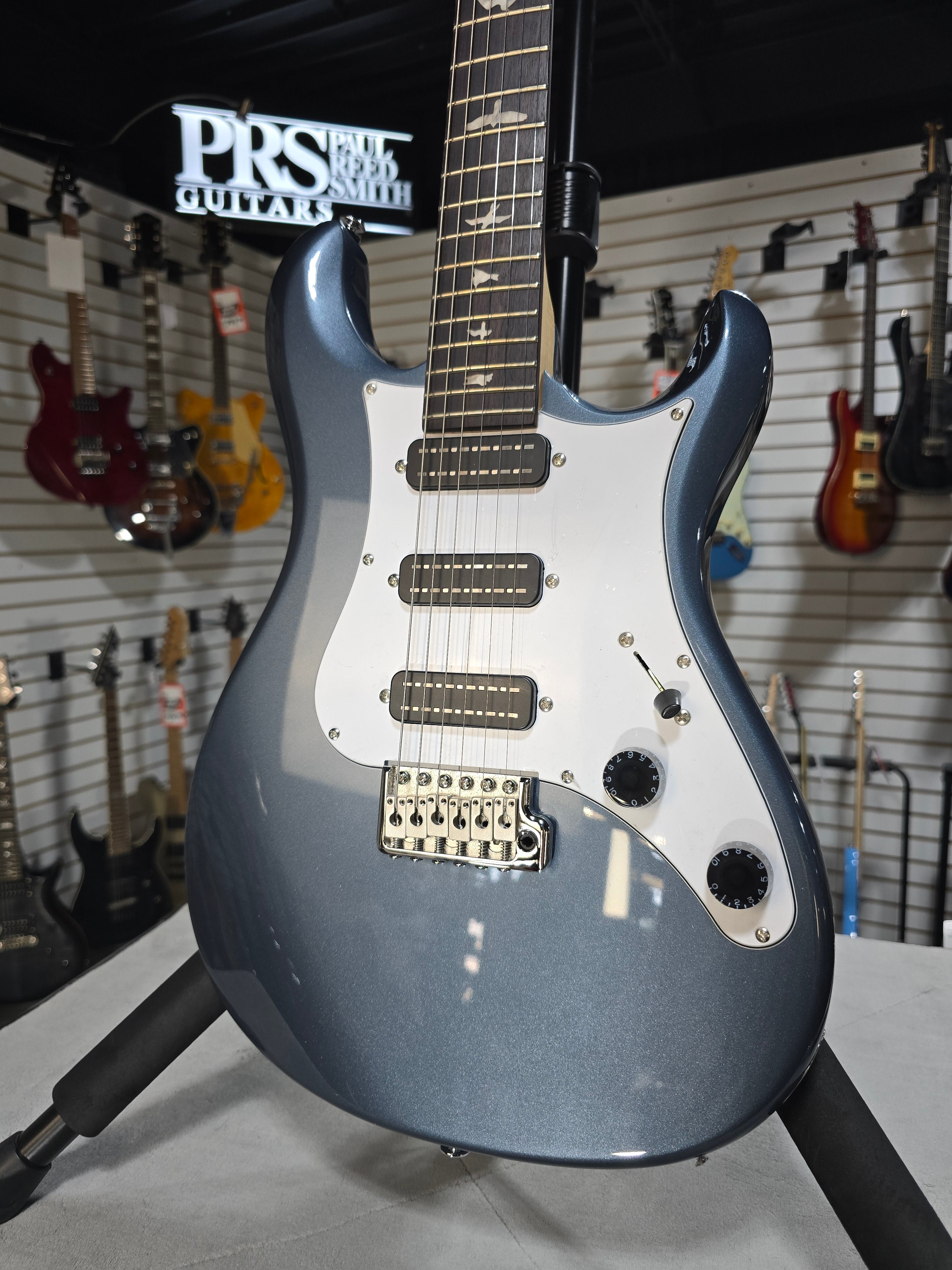 SE NF 3 Electric Guitar - Gun Metal Grey with Rosewood Fingerboard #320 GET PLEK'D!