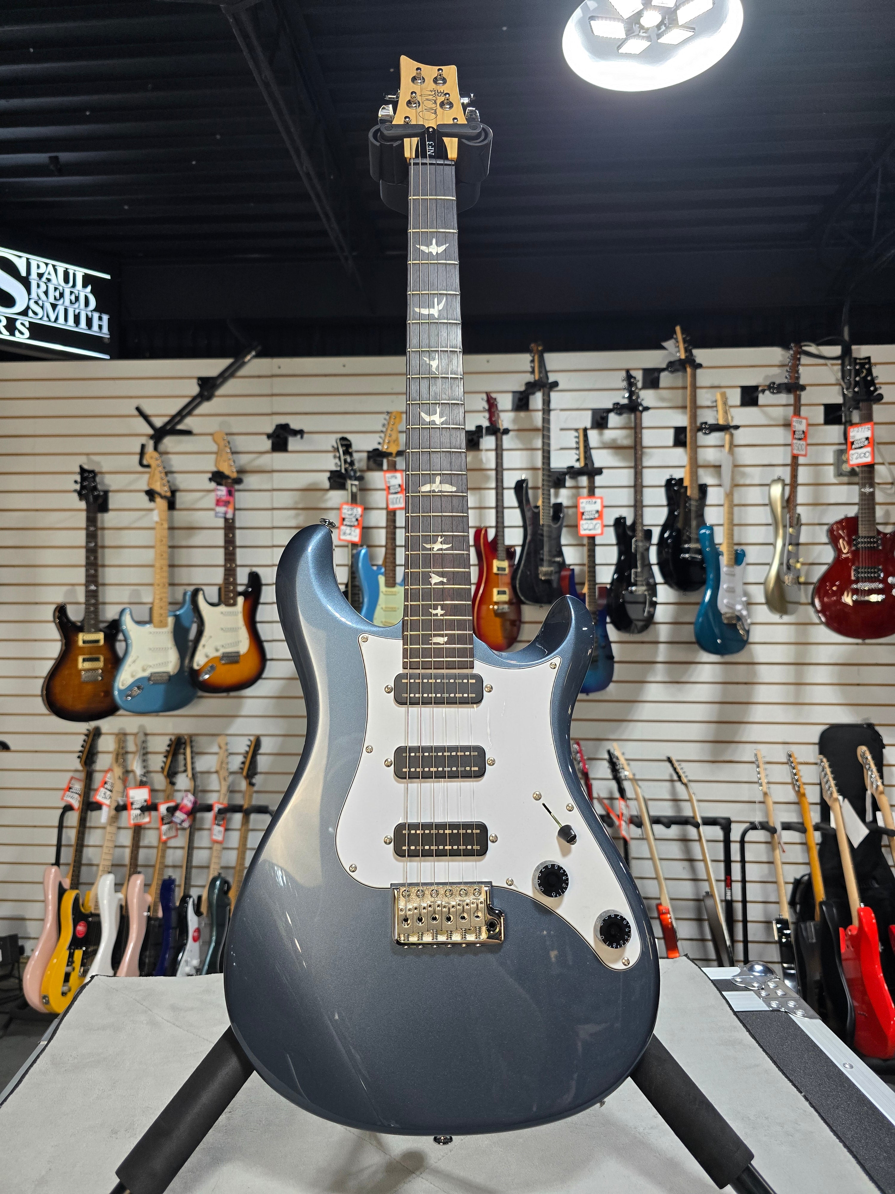SE NF 3 Electric Guitar - Gun Metal Grey with Rosewood Fingerboard #320 GET PLEK'D!