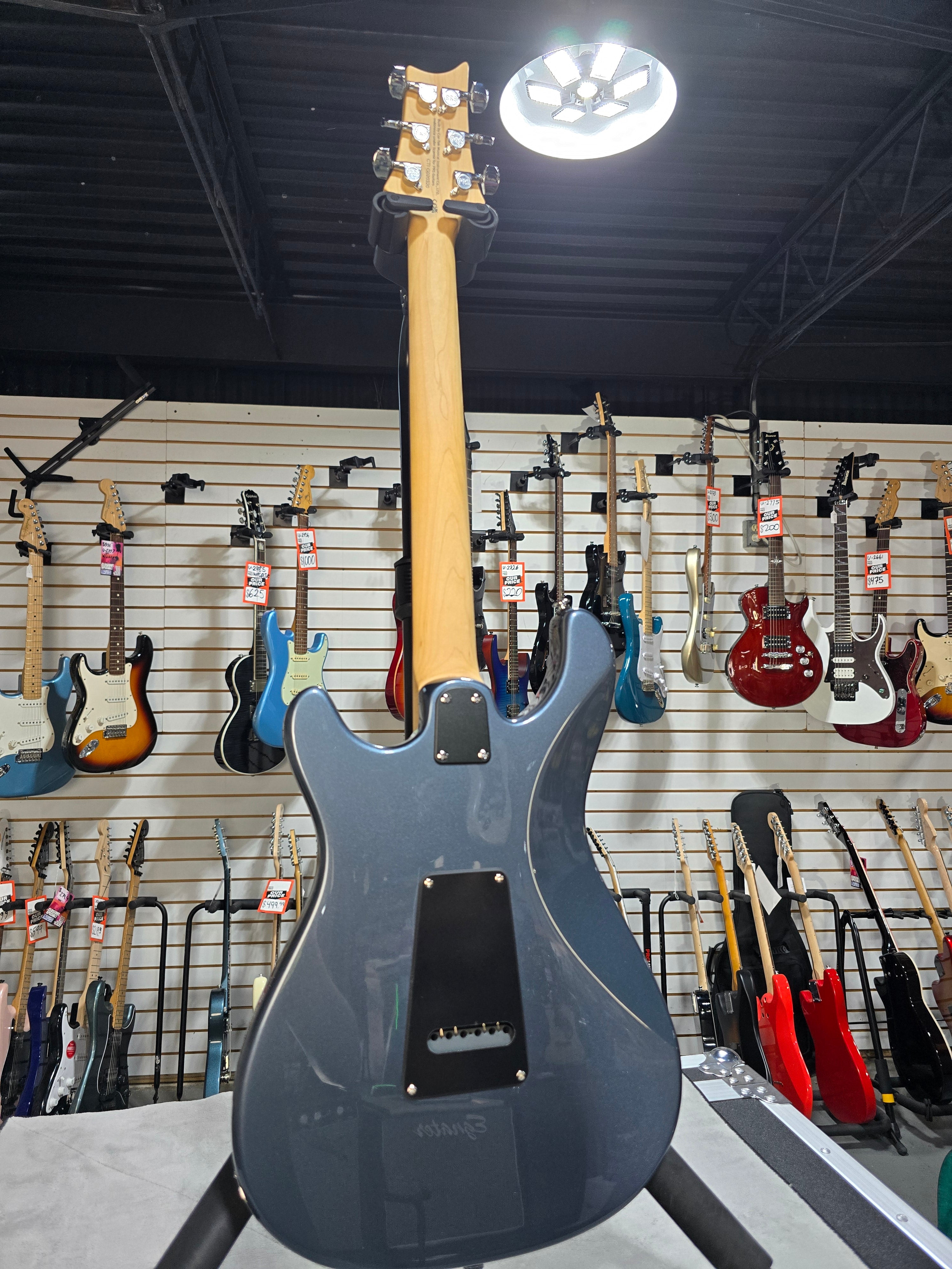 SE NF 3 Electric Guitar - Gun Metal Grey with Rosewood Fingerboard #320 GET PLEK'D!