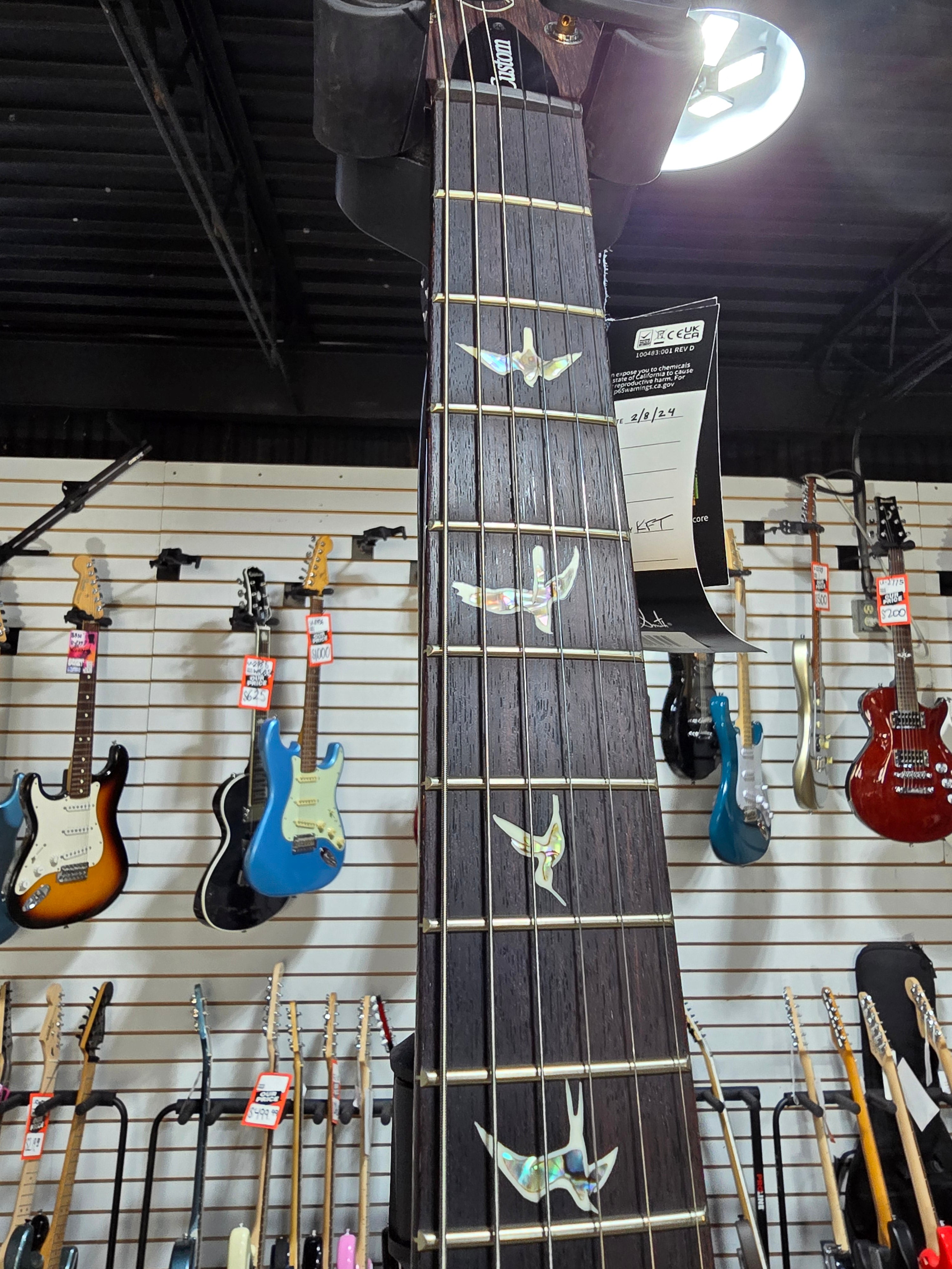 Custom 24 - Faded Whale Blue Burst #738 GET PLEK'D!
