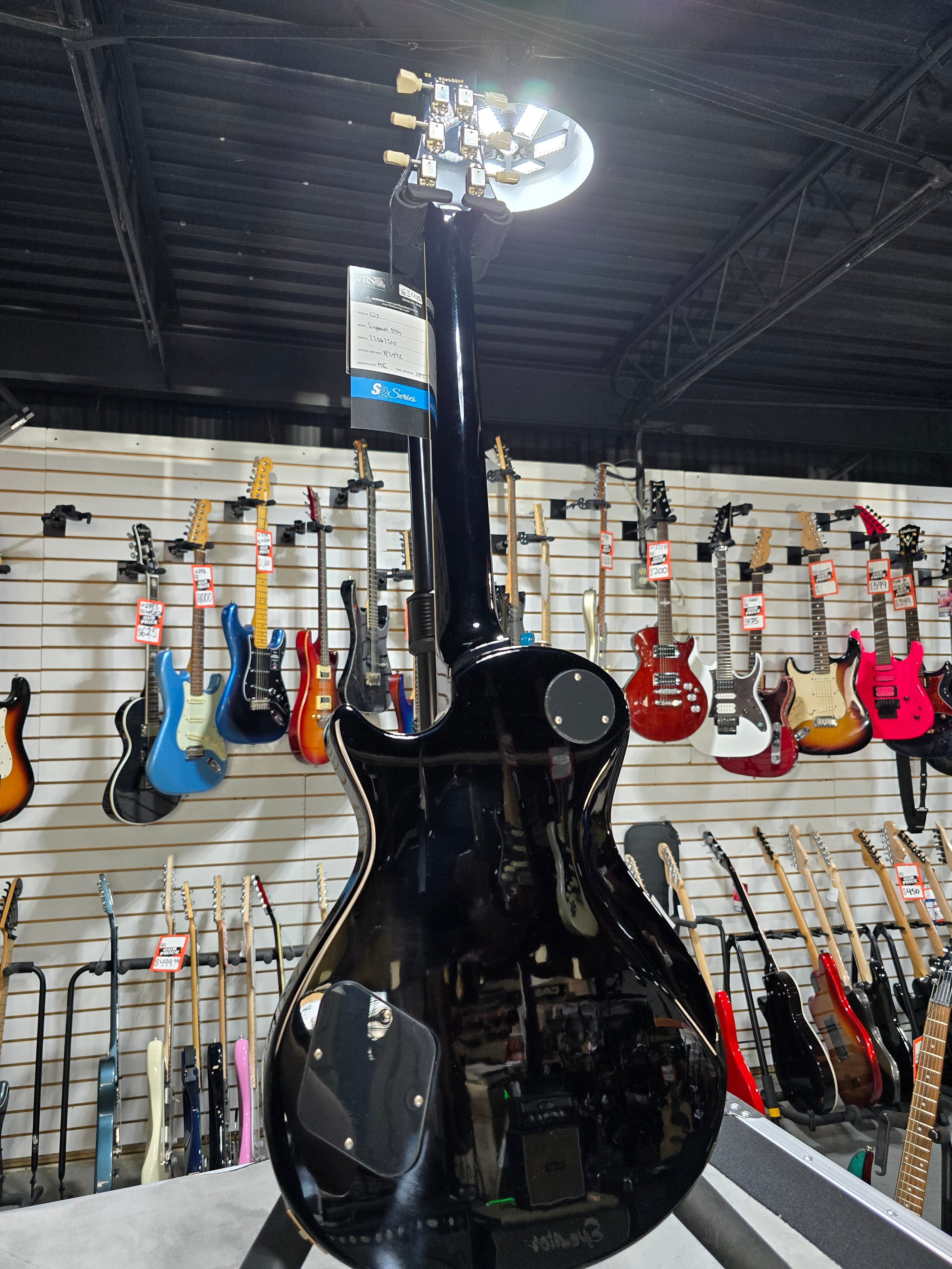 S2 Singlecut McCarty 594 Electric Guitar - Black Amber #200 GET PLEK'D!