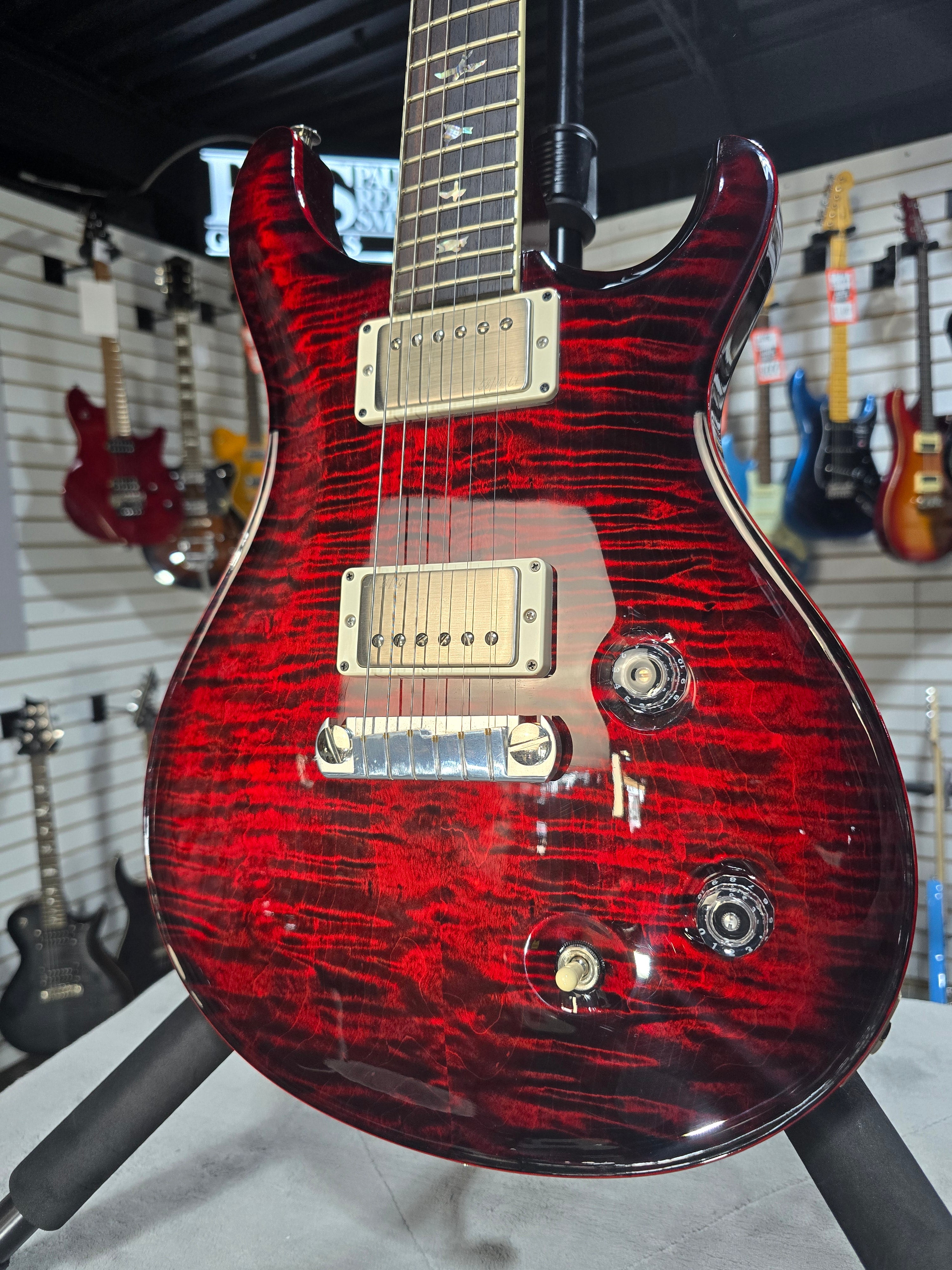 McCarty Electric Guitar - Fire Red Wrap #317 GET PLEK'D!
