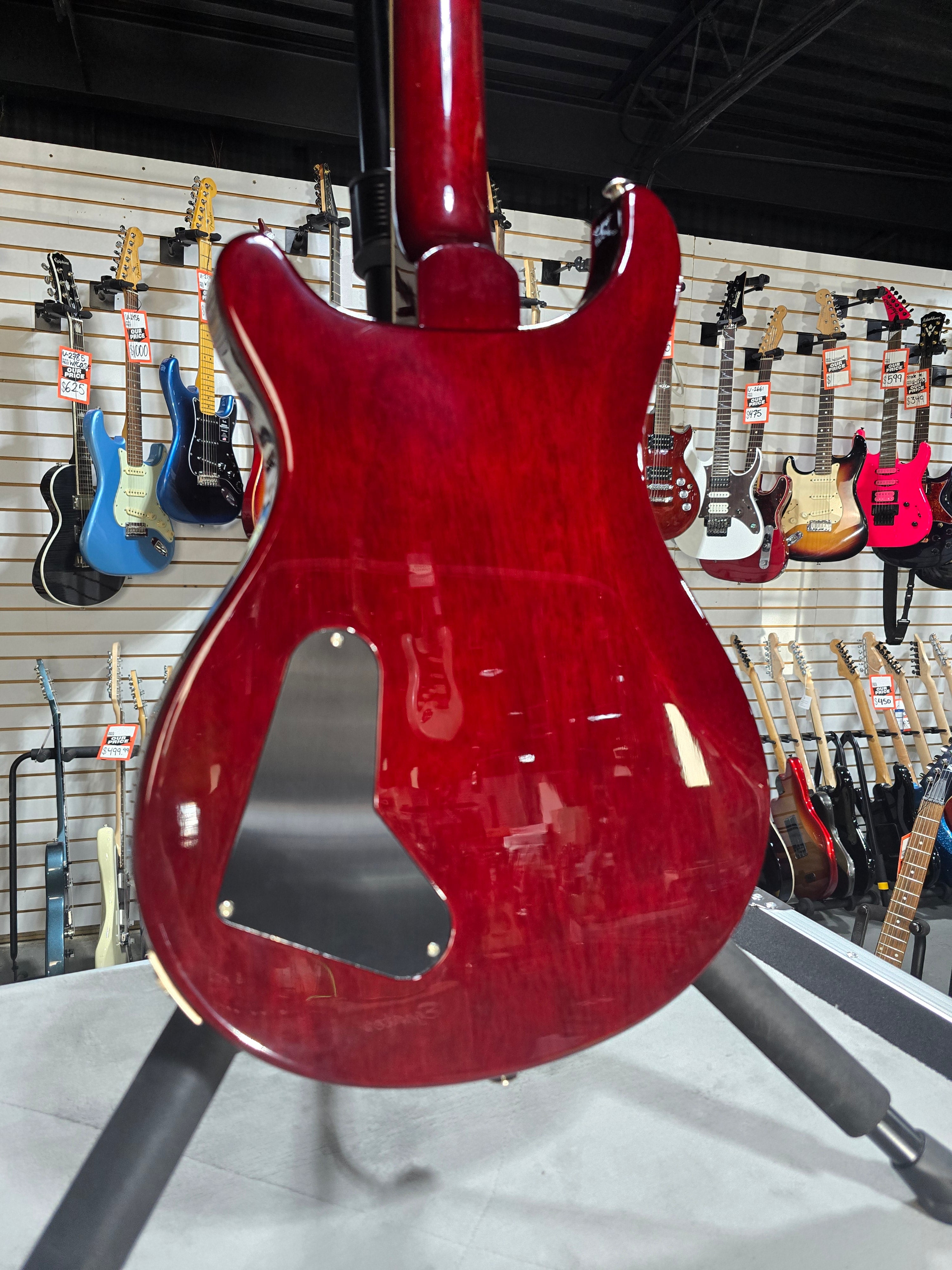 McCarty Electric Guitar - Fire Red Wrap #317 GET PLEK'D!