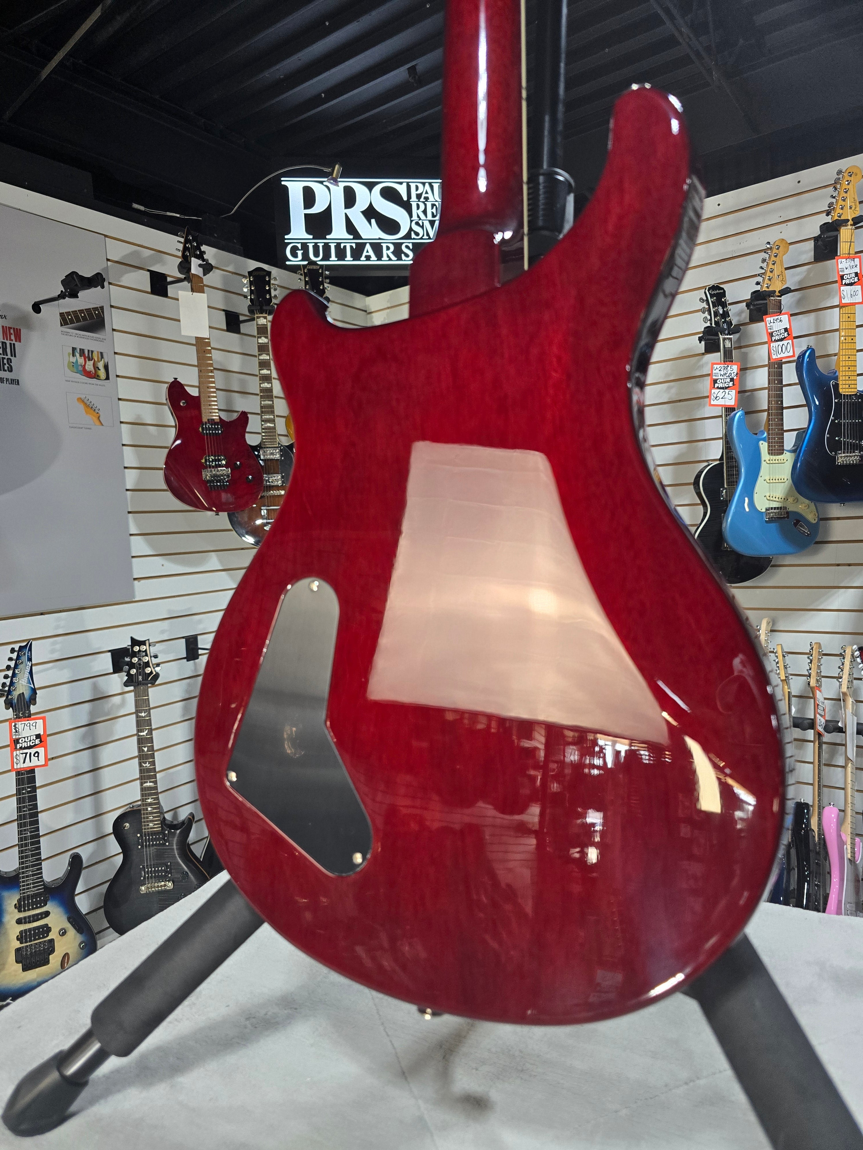 McCarty Electric Guitar - Fire Red Wrap #317 GET PLEK'D!