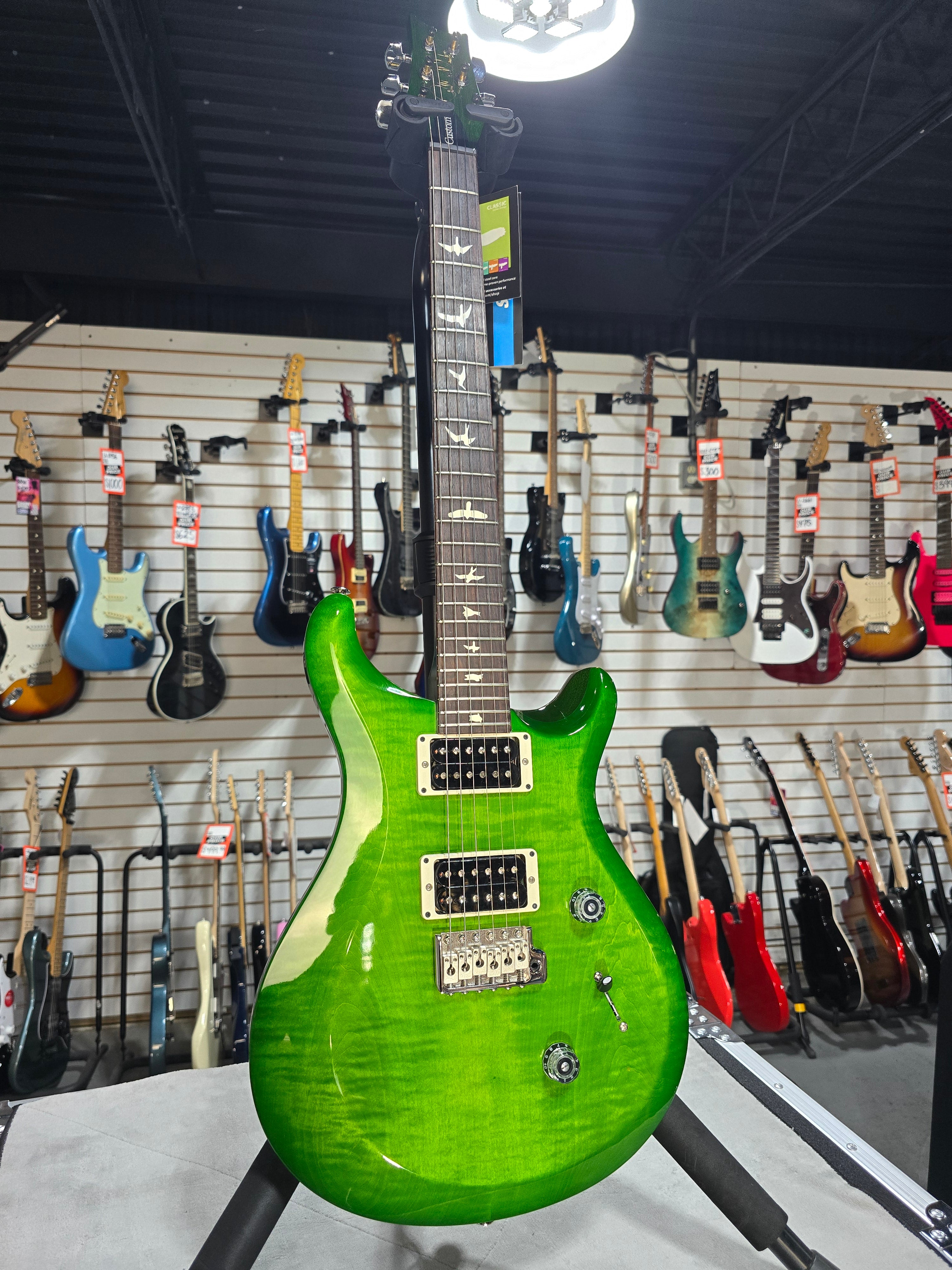 PRS S2 Custom 24 - Eriza Verde w/Gig Bag & PLEK*D #187