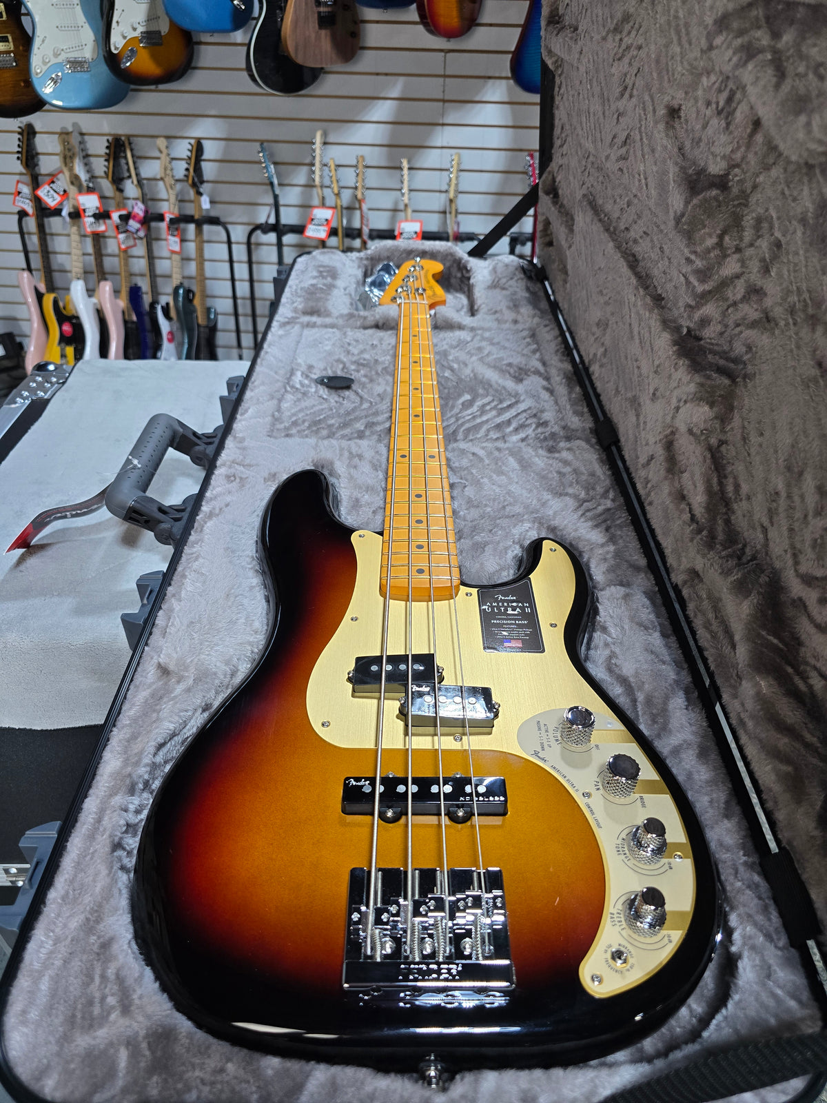 American Ultra II Precision Bass Ultraburst
