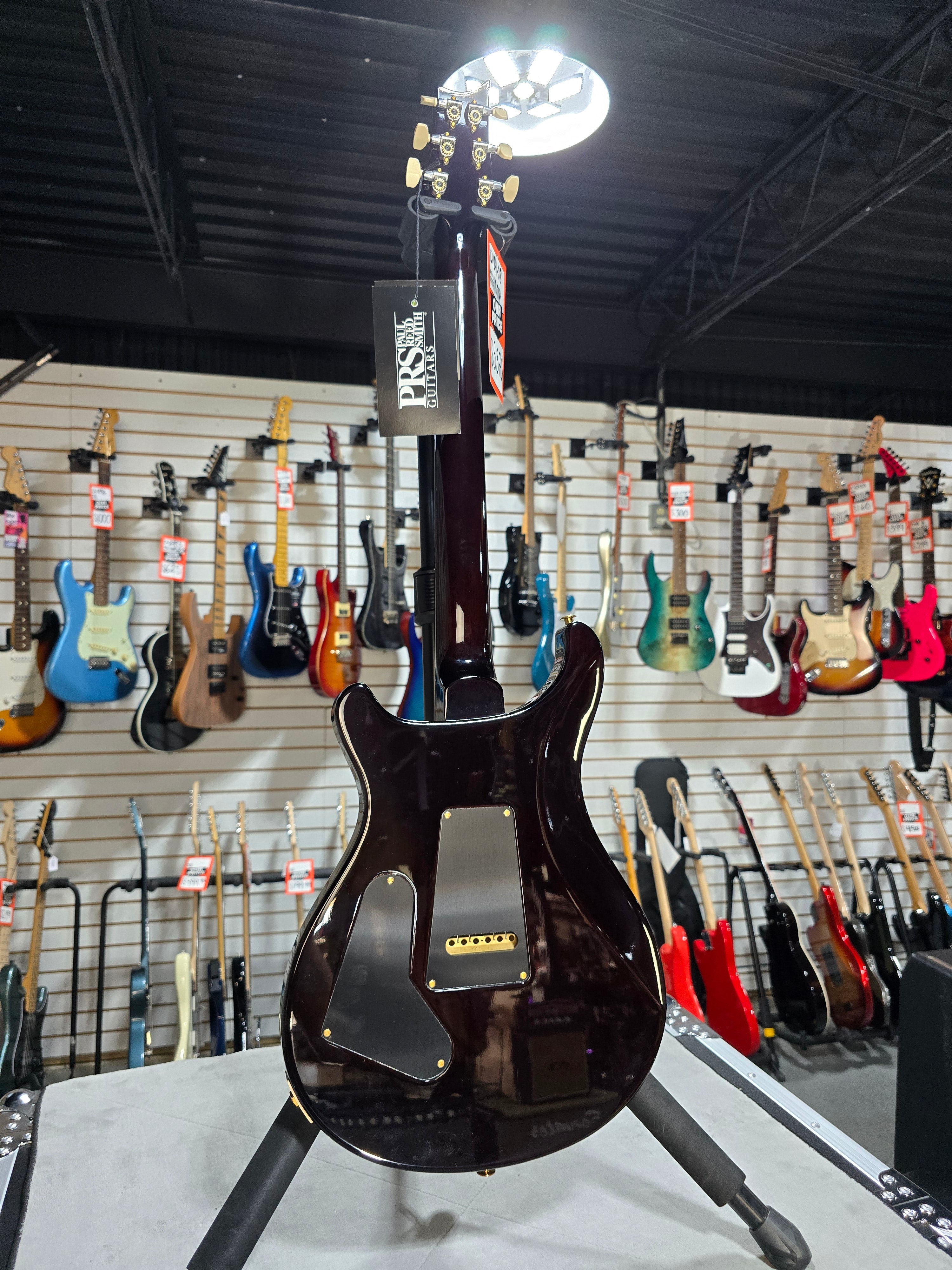 Custom 24-08 10-Top Electric Guitar - Black Gold Wrap Burst #771 GET PLEK'D!