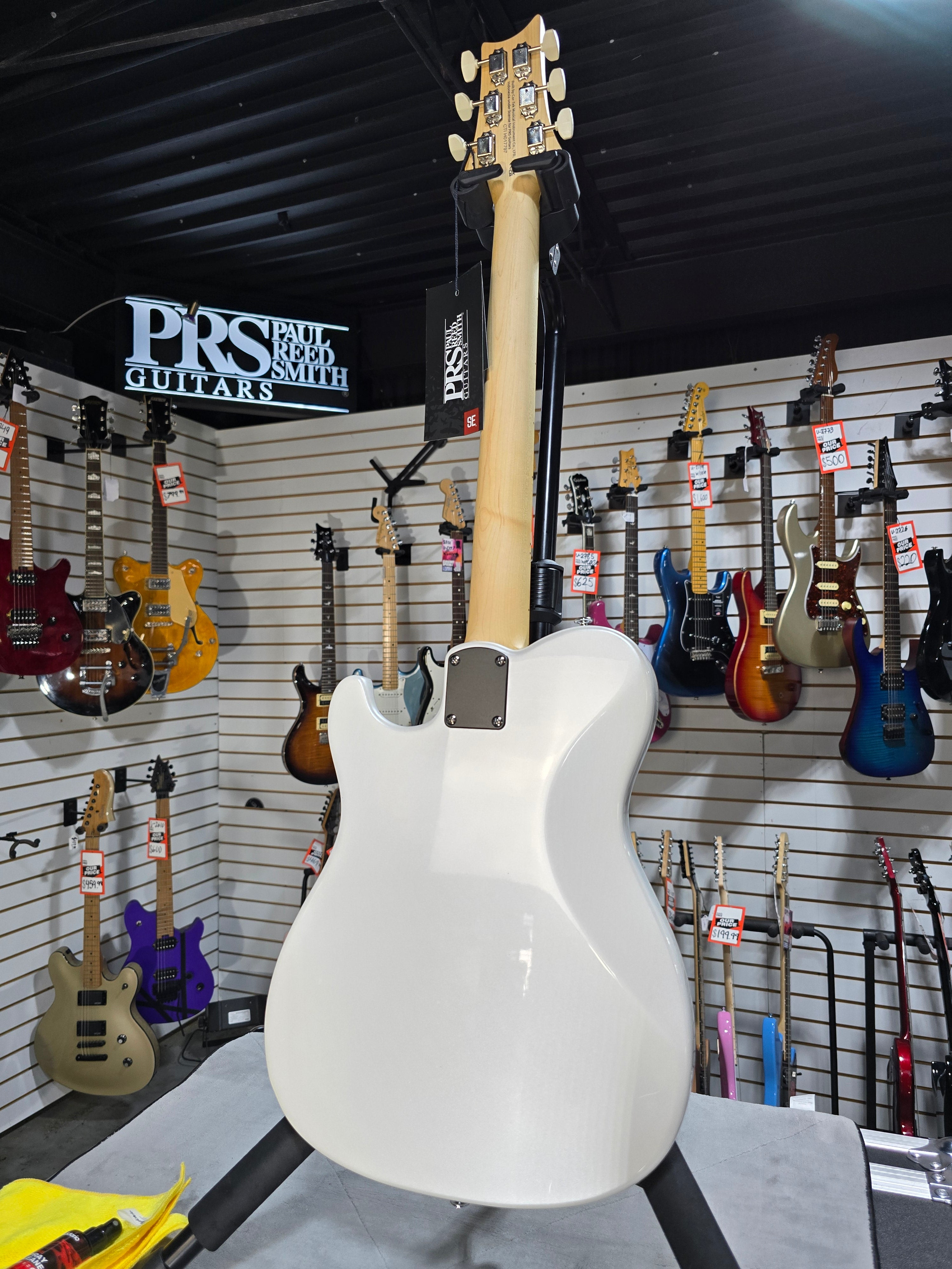 PRS SE NF 53 - White Pearl w/ Maple Fingerboard w/ Gig Bag & PLEK*D #797