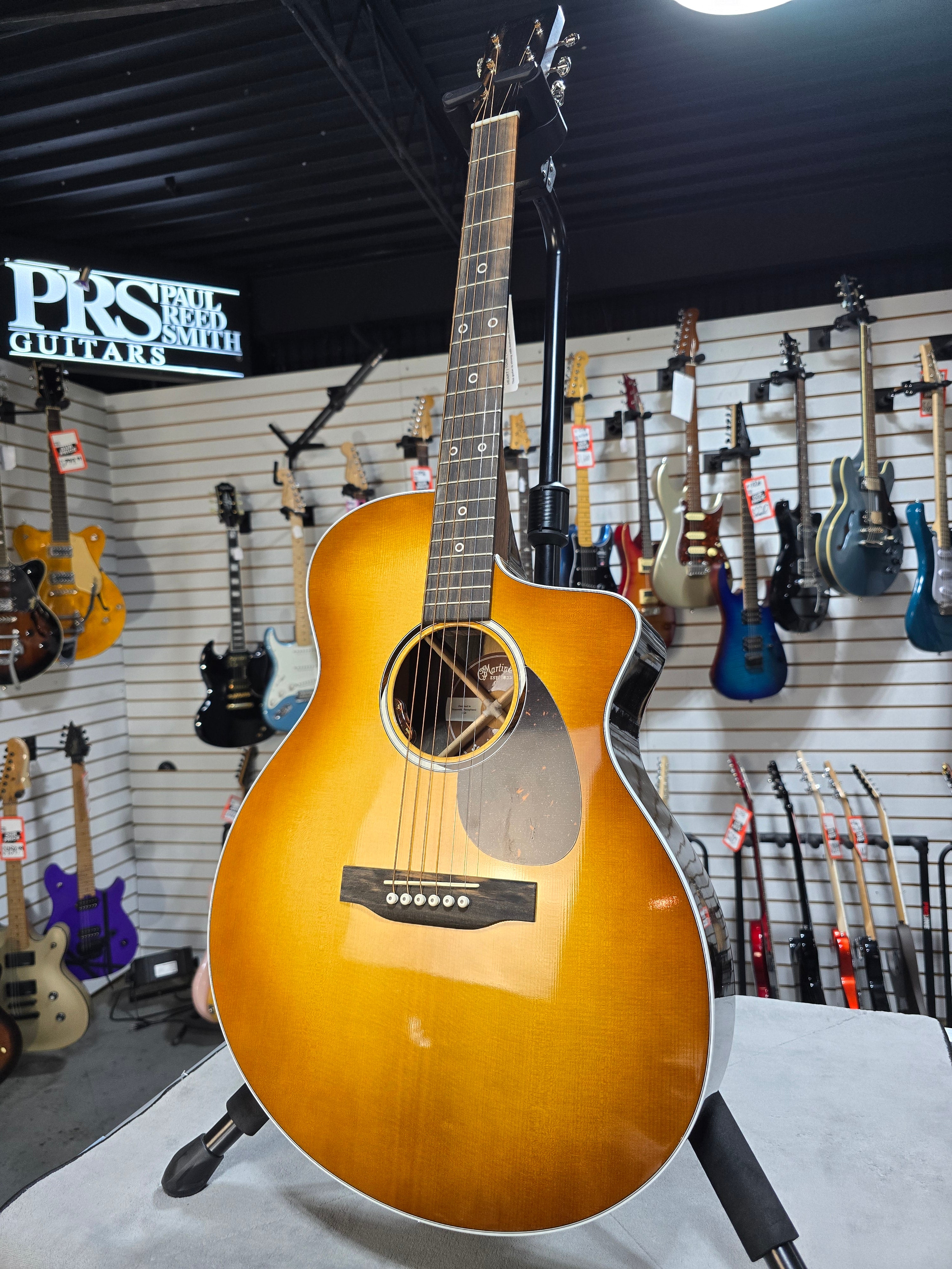 Martin SC-13E Special Acoustic-electric Guitar - Burst w/Gig Bag & PLEK*D #789