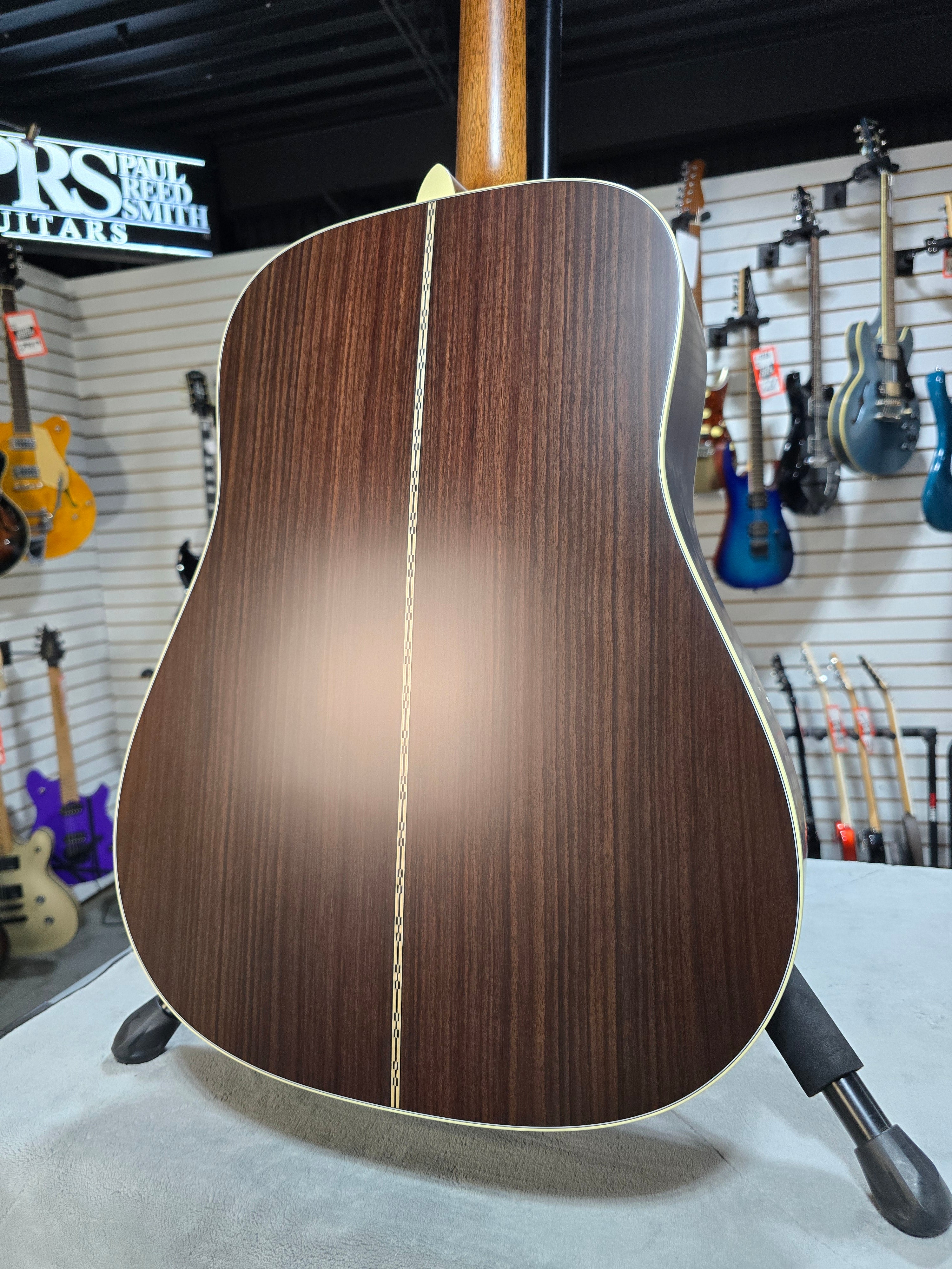 Martin D-28 Satin Standard Series Left Handed Acoustic Guitar - Satin Natural with Aging Toner (2025) w/OHSC & PLEK*D #407