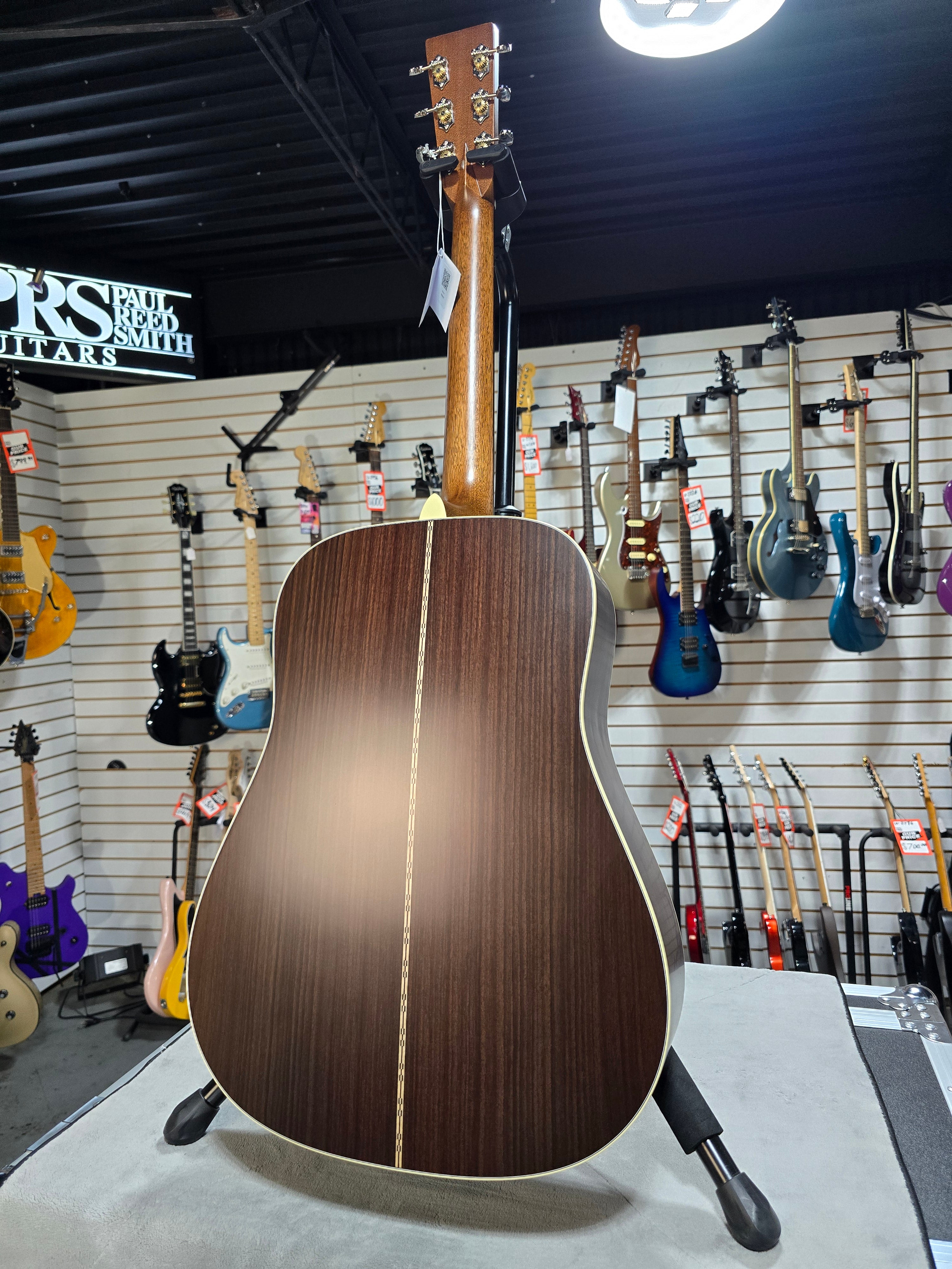 Martin D-28 Satin Standard Series Left Handed Acoustic Guitar - Satin Natural with Aging Toner (2025) w/OHSC & PLEK*D #407