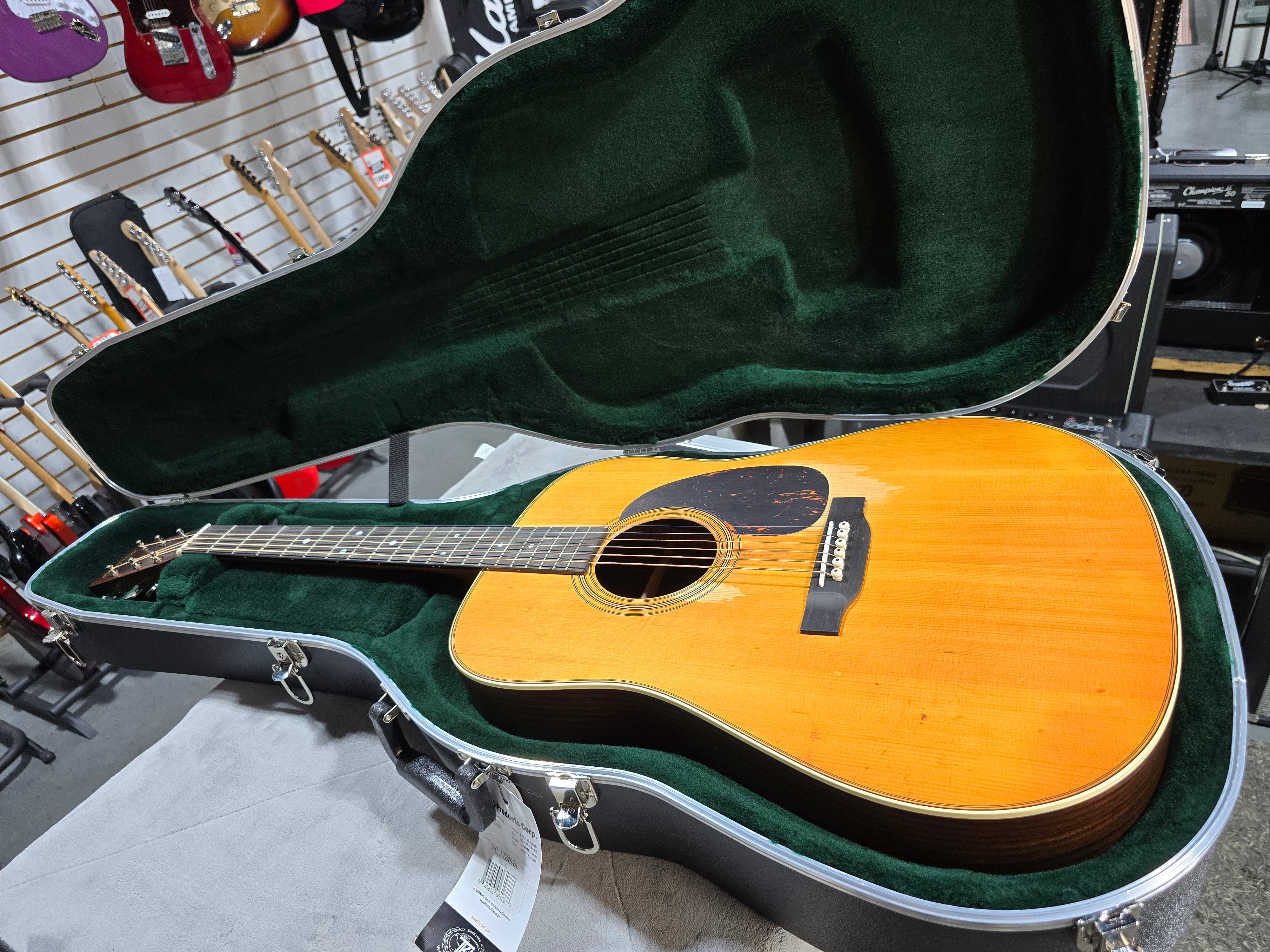 Martin D-28 Street Legend Standard Series Acoustic Guitar - Custom Ink (2025) w/OHSC & PLEK*D #846
