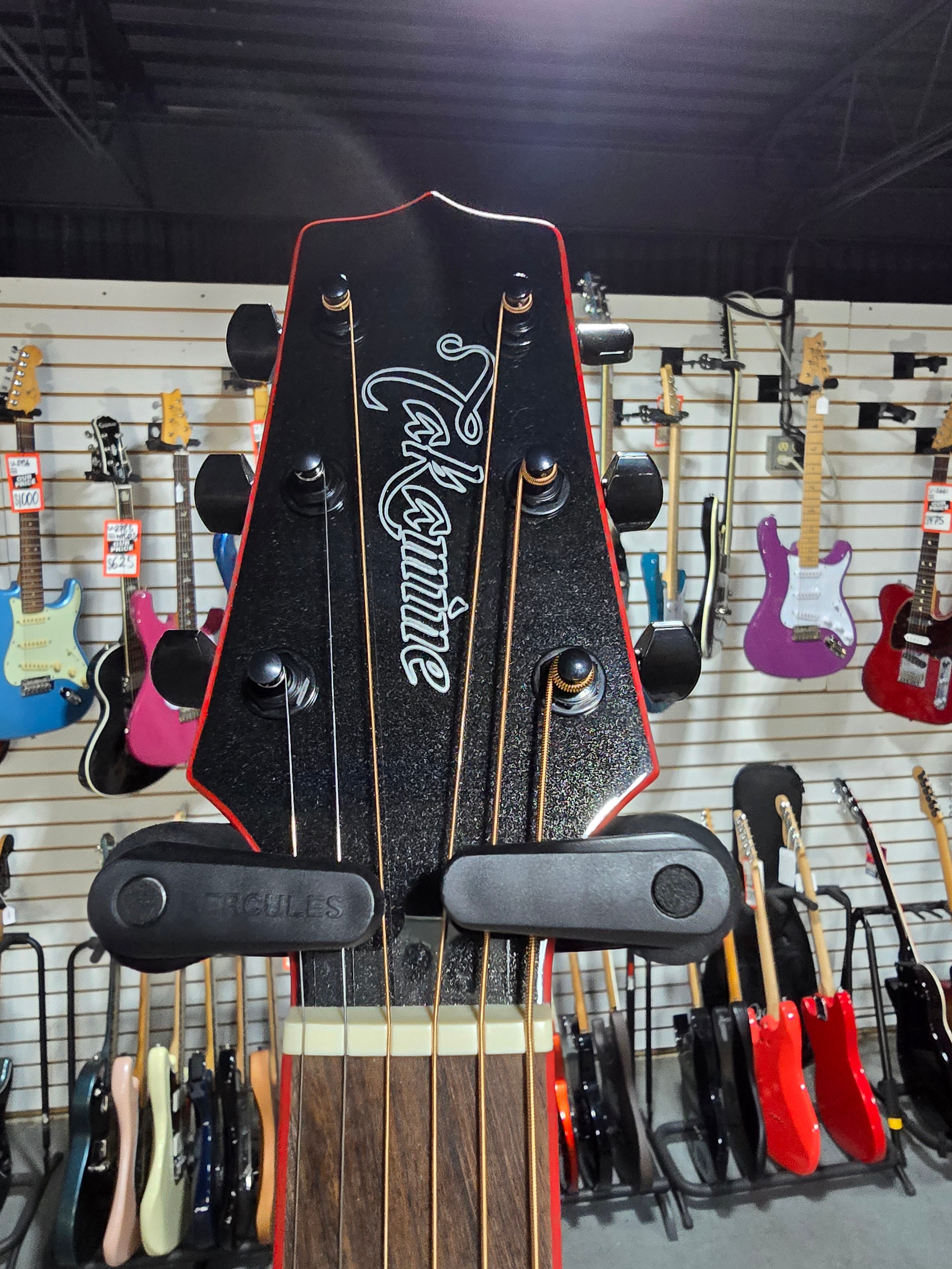 Takamine GF49CE FXC Left-handed Acoustic-electric guitar - Cosmic Black & PLEK*D #772