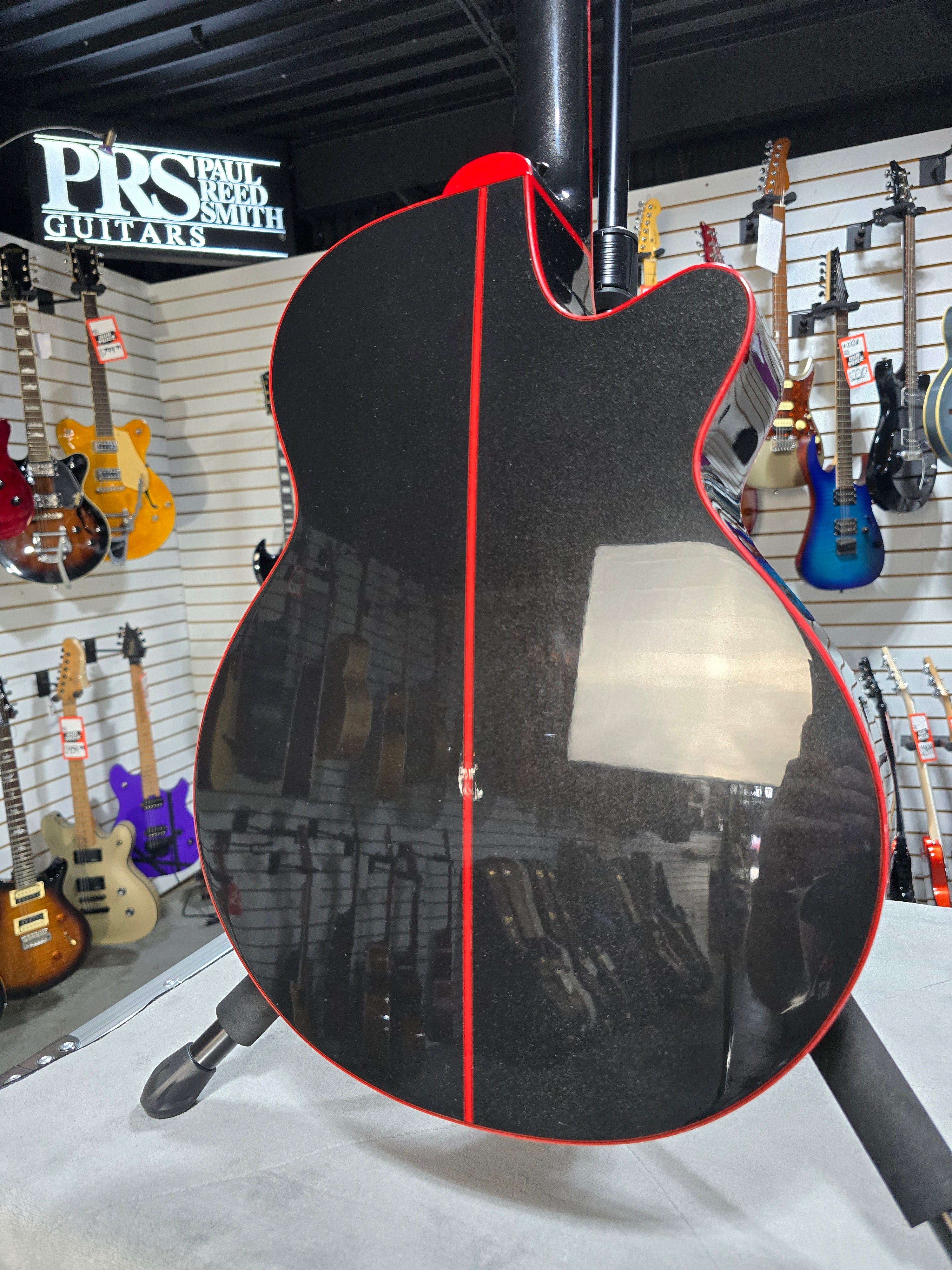 Takamine GF49CE FXC Left-handed Acoustic-electric guitar - Cosmic Black & PLEK*D #772