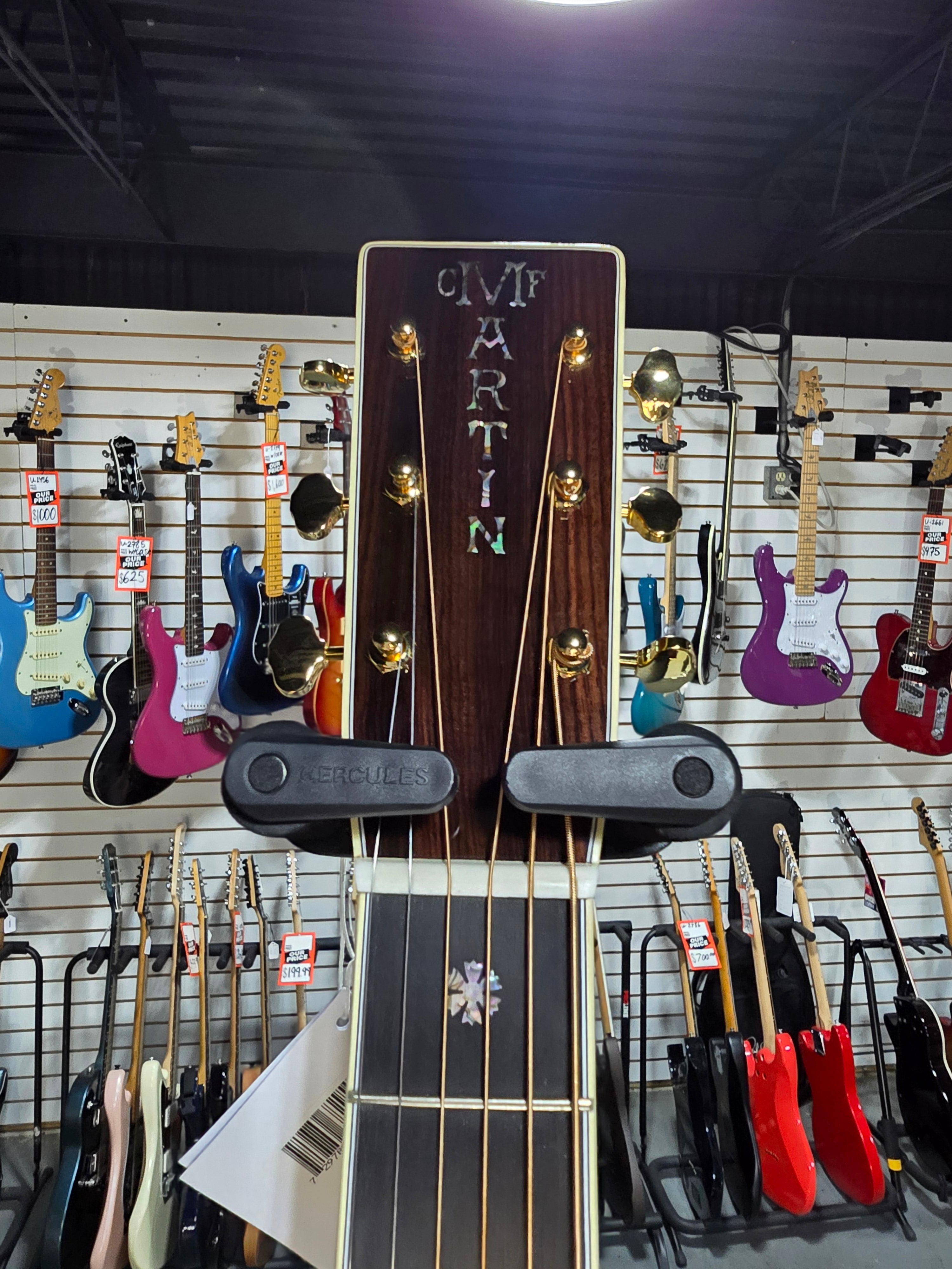 Martin OM-42L Standard Series Acoustic Guitar - Natural Aging Toner (2025) Left-Hand w/OHSC & PLEK*D #976