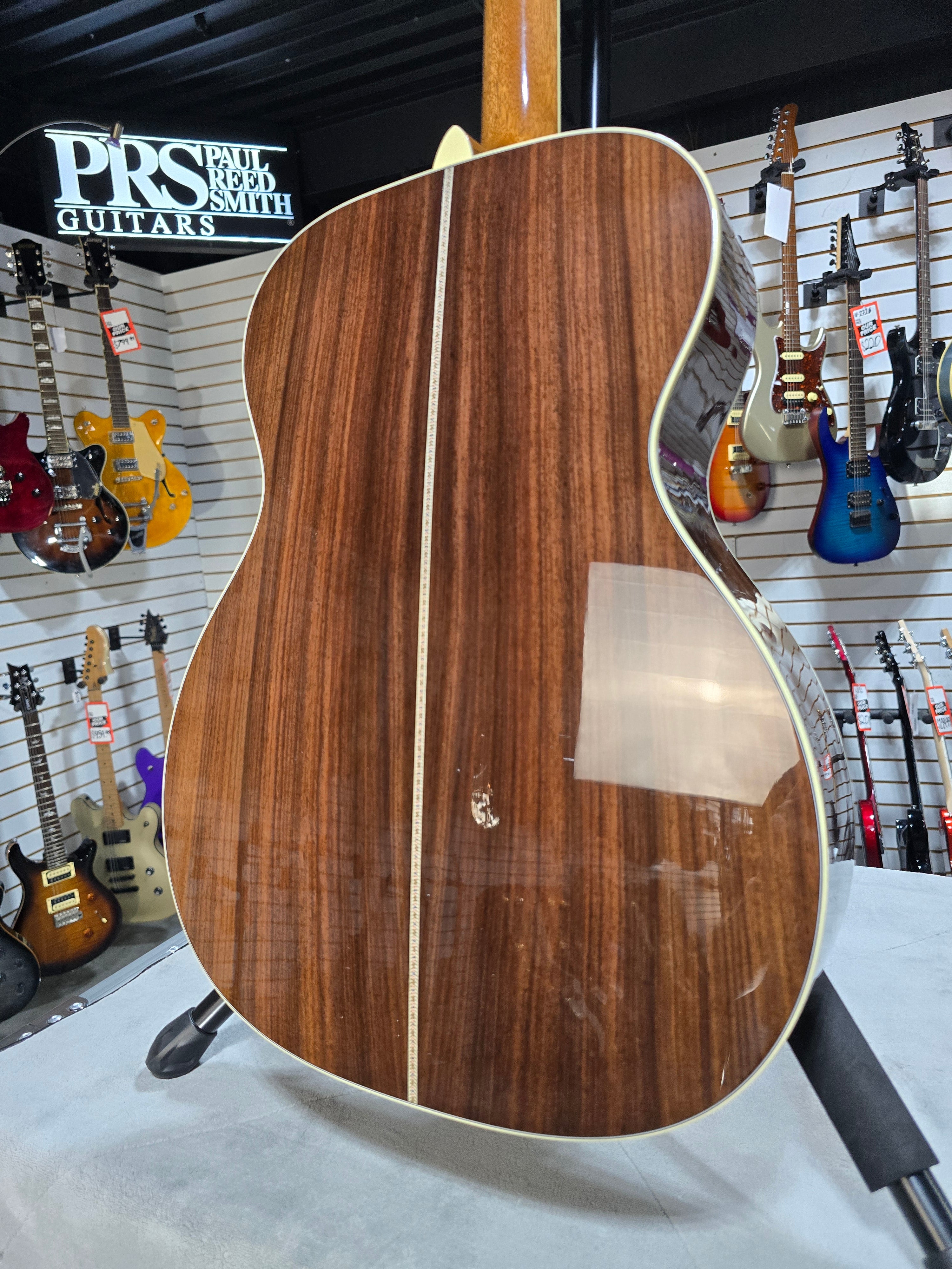 Martin OM-42L Standard Series Acoustic Guitar - Natural Aging Toner (2025) Left-Hand w/OHSC & PLEK*D #976