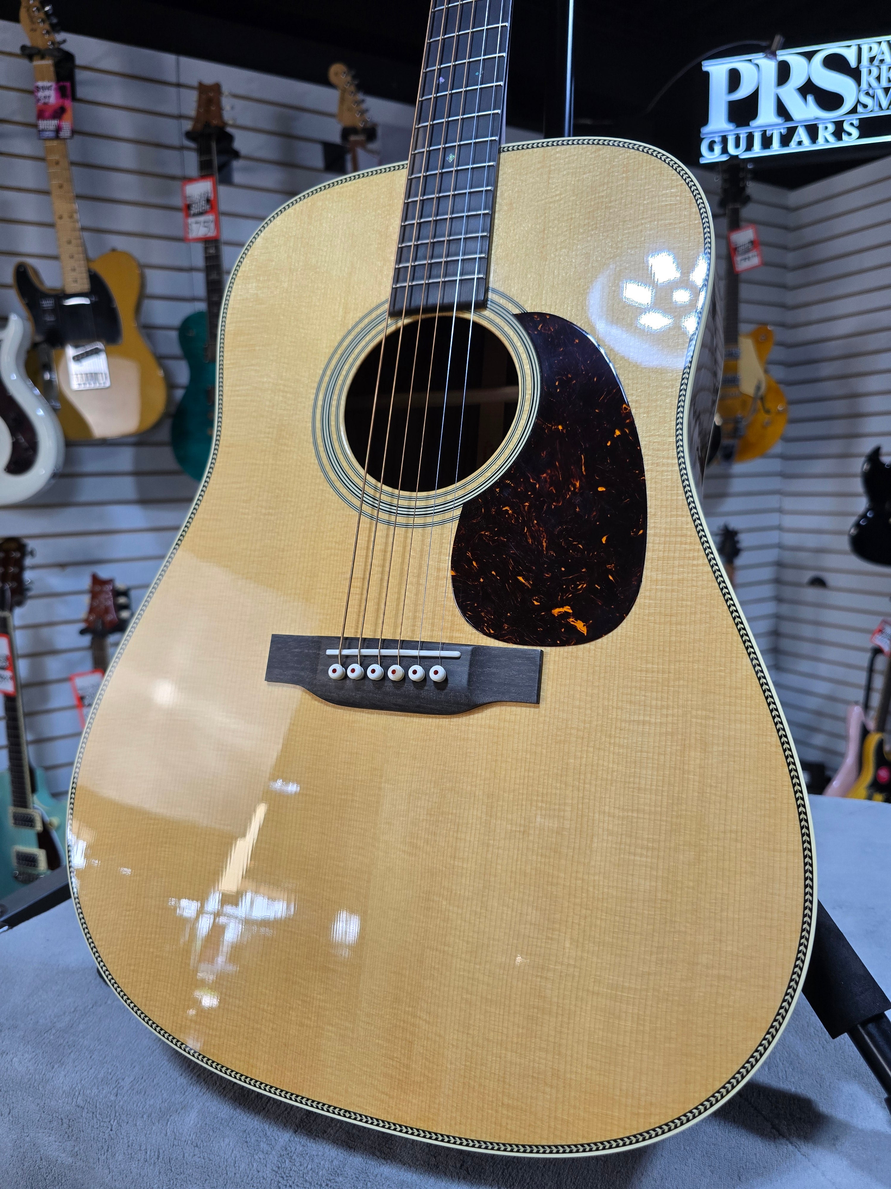 Martin HD-28 Standard Series Acoustic Guitar - Natural with Aging Toner (2025) w/OHSC & PLEK*D #558