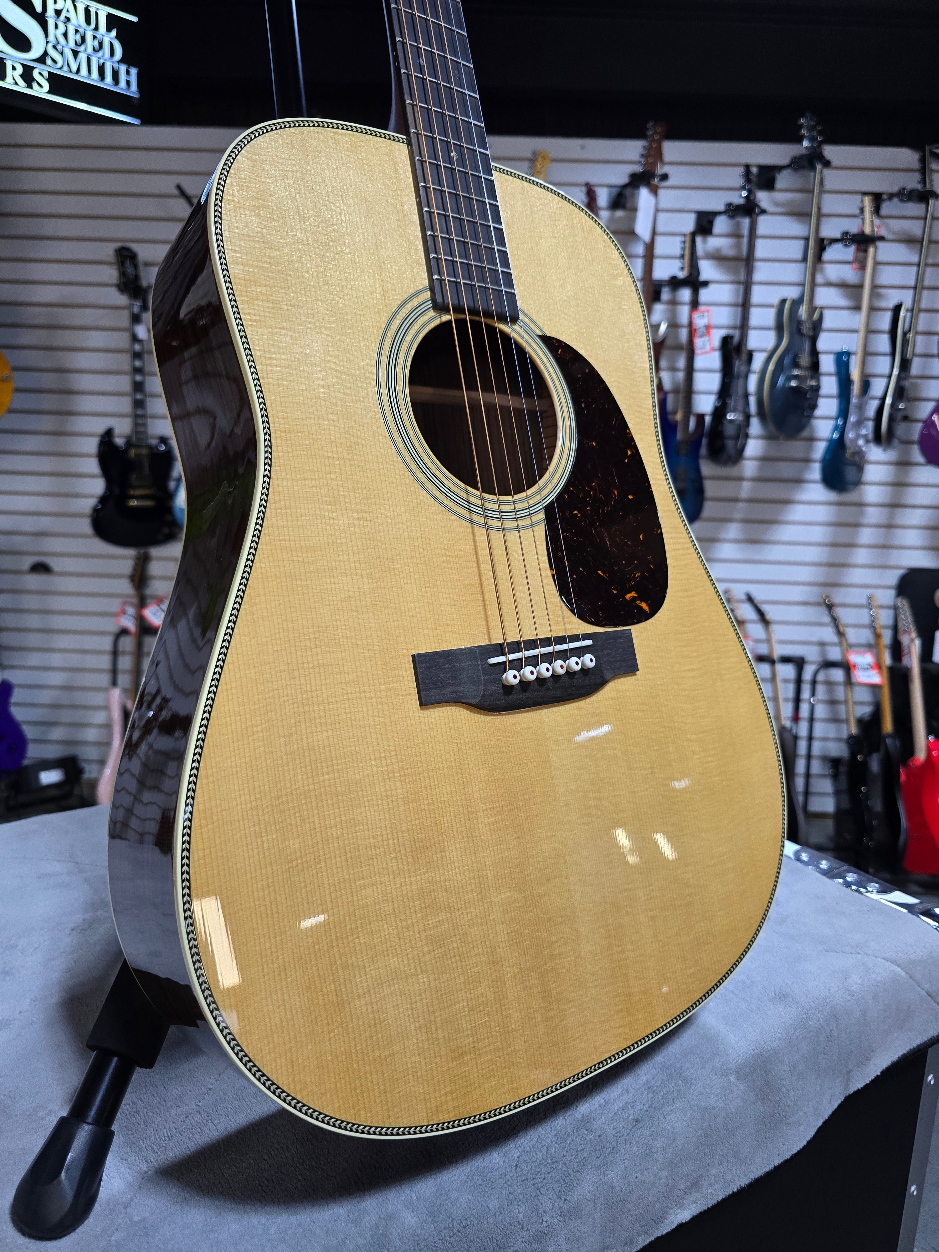 Martin HD-28 Standard Series Acoustic Guitar - Natural with Aging Toner (2025) w/OHSC & PLEK*D #558