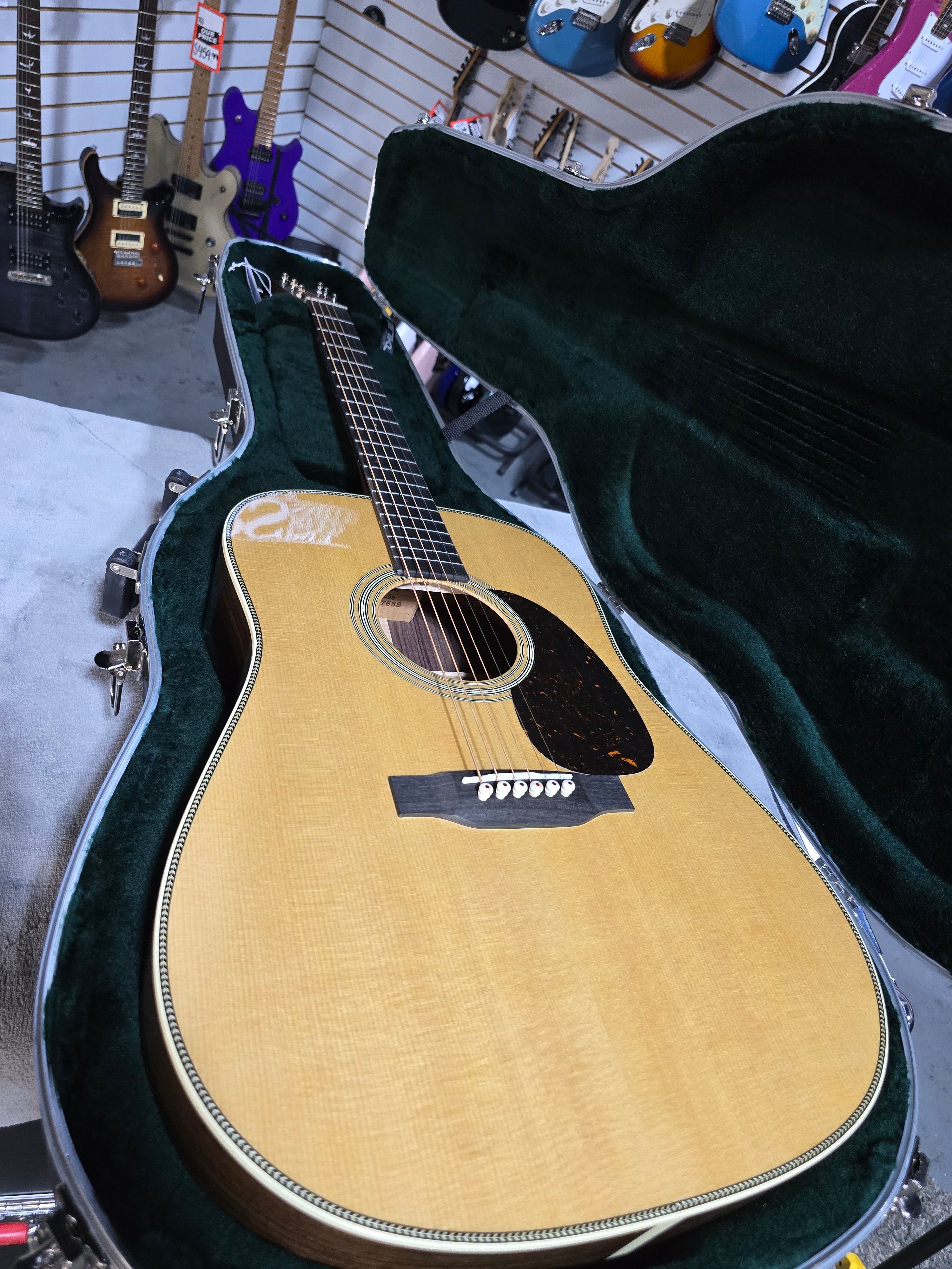 Martin HD-28 Standard Series Acoustic Guitar - Natural with Aging Toner (2025) w/OHSC & PLEK*D #558