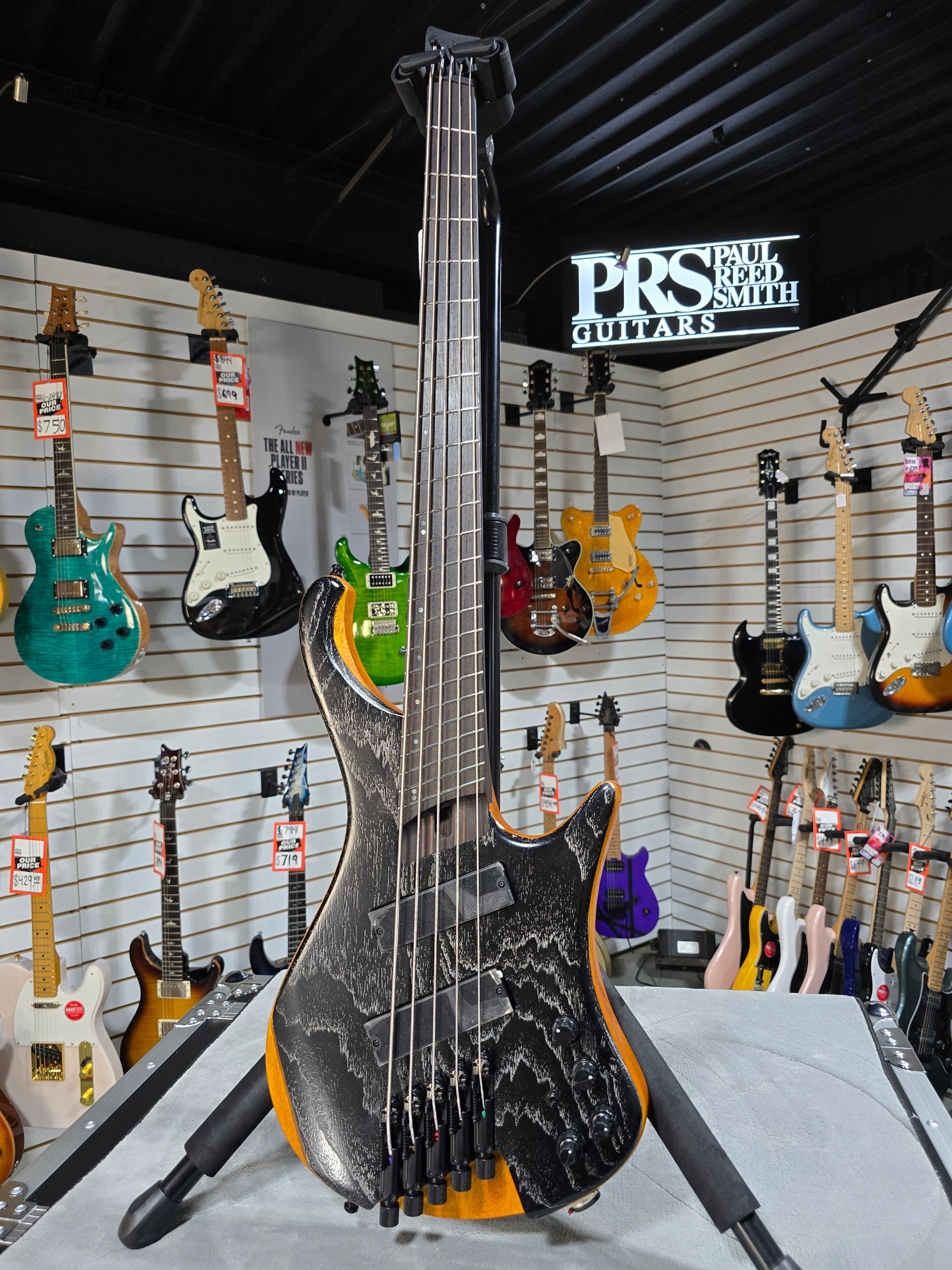 Ibanez EHB1135MS - Silver Wave Black Low Gloss w/ Gig Bag and FREE Shipping #192
