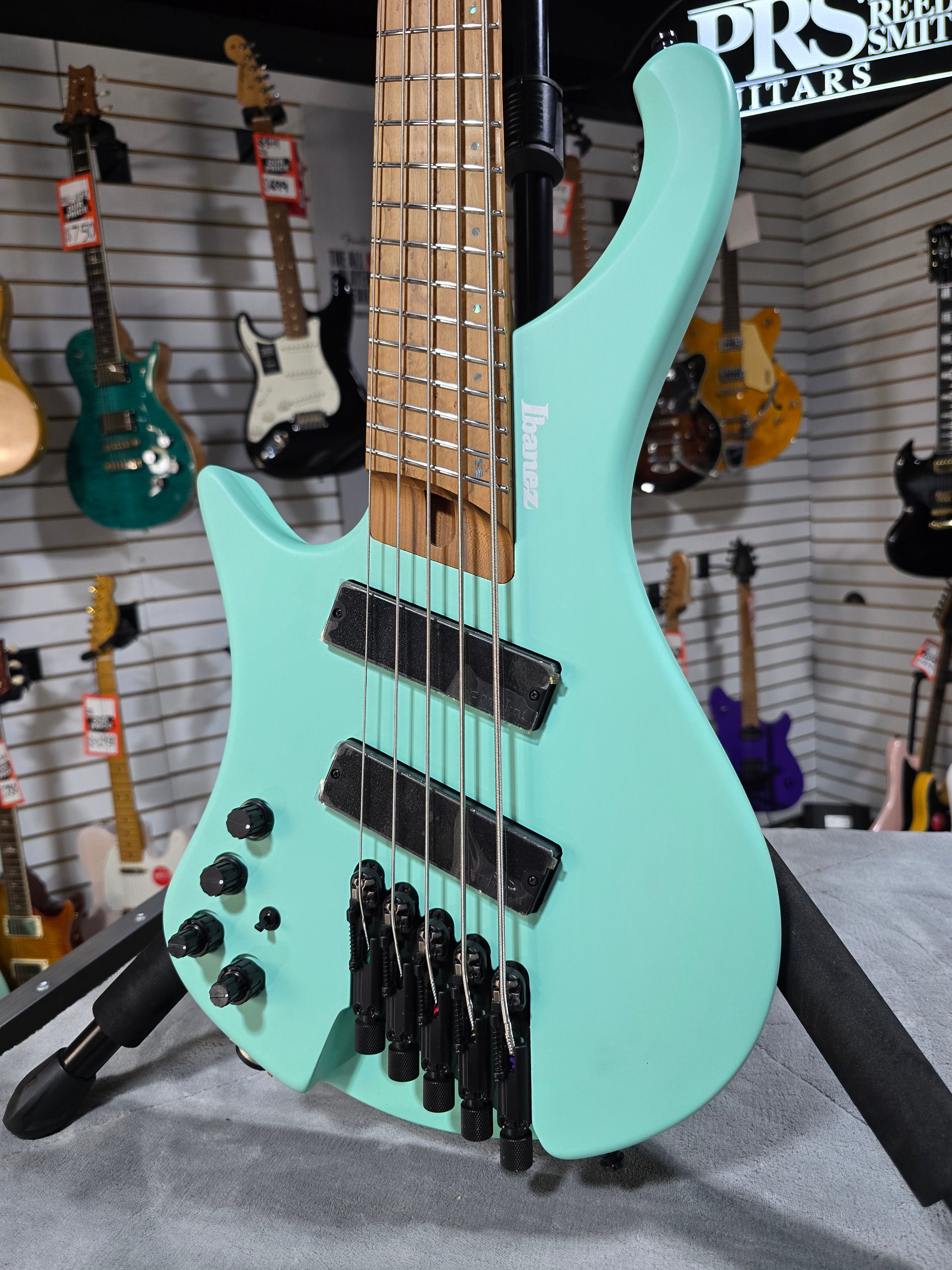 Ibanez Workshop EHB1005MS Left Handed Bass Guitar - Sea Foam Green Matte w/ Gig Bag + FREE Shipping #373