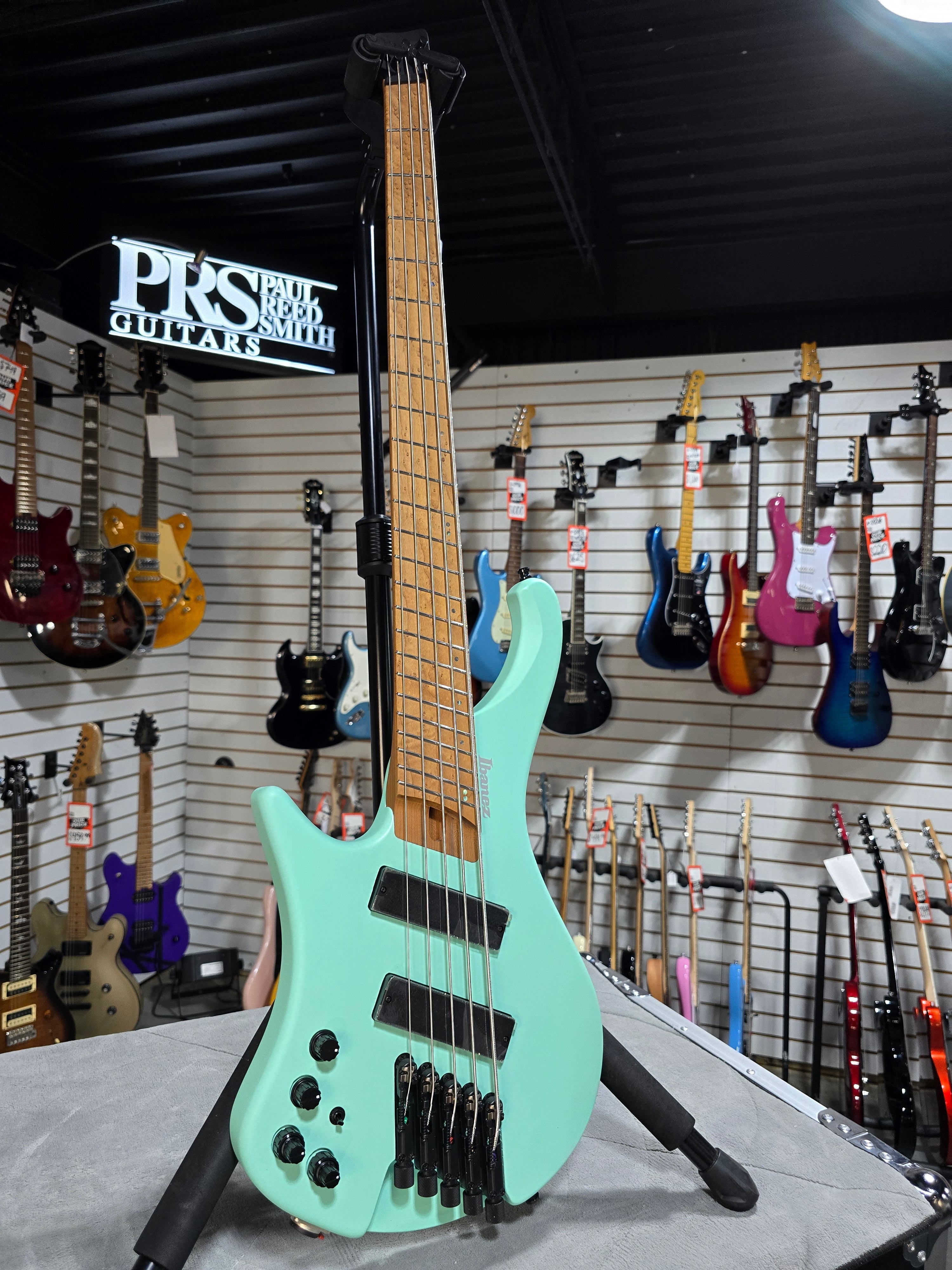 Ibanez Workshop EHB1005MS Left Handed Bass Guitar - Sea Foam Green Matte w/ Gig Bag + FREE Shipping #373