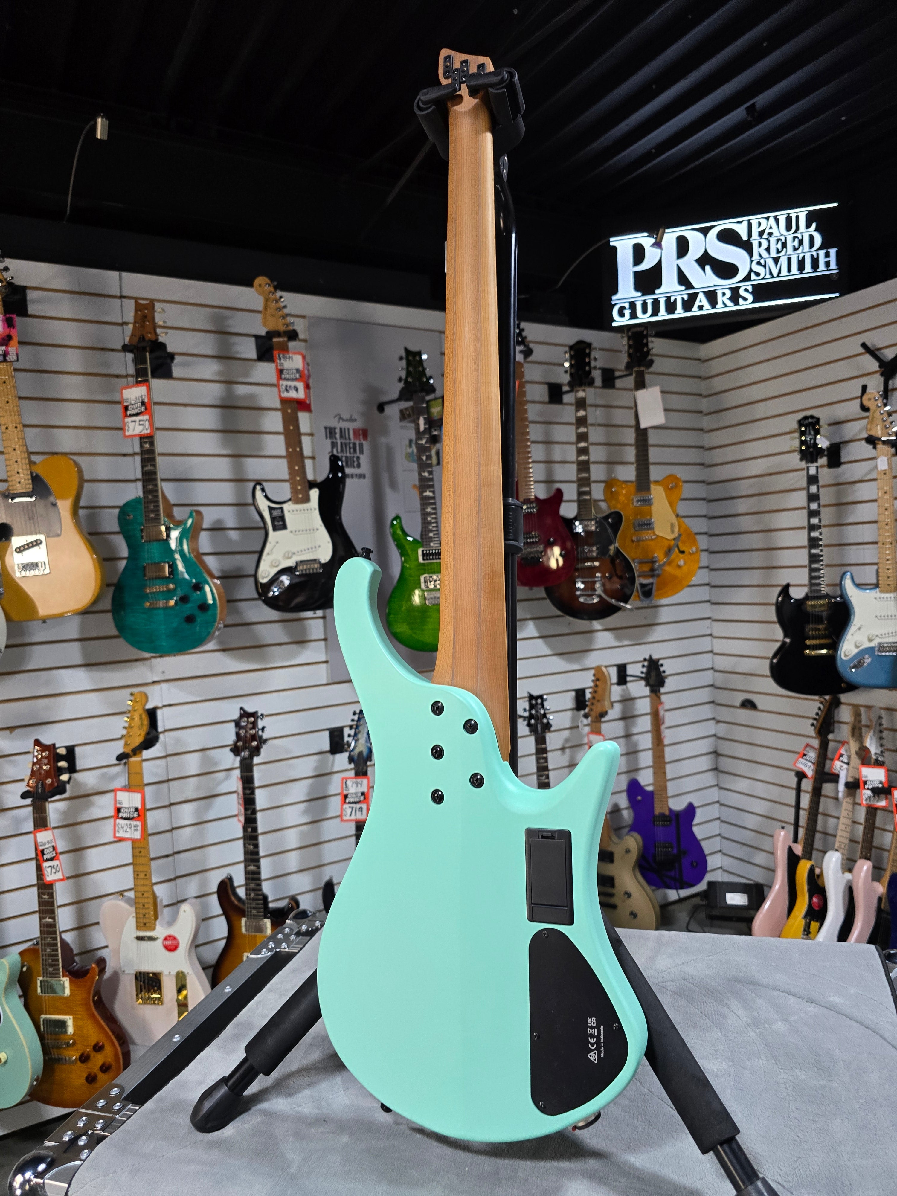 Ibanez Workshop EHB1005MS Left Handed Bass Guitar - Sea Foam Green Matte w/ Gig Bag + FREE Shipping #373