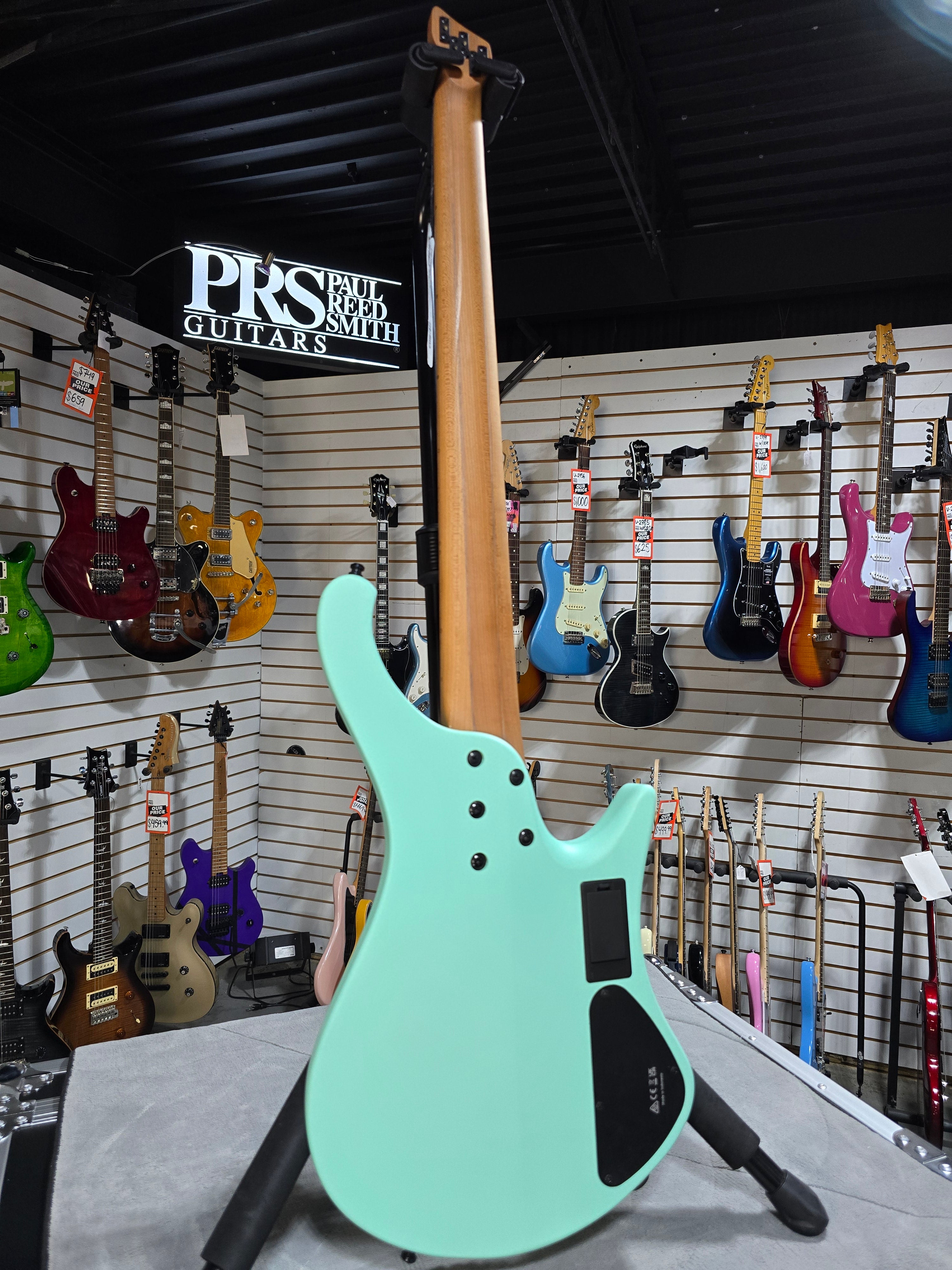 Ibanez Workshop EHB1005MS Left Handed Bass Guitar - Sea Foam Green Matte w/ Gig Bag + FREE Shipping #373